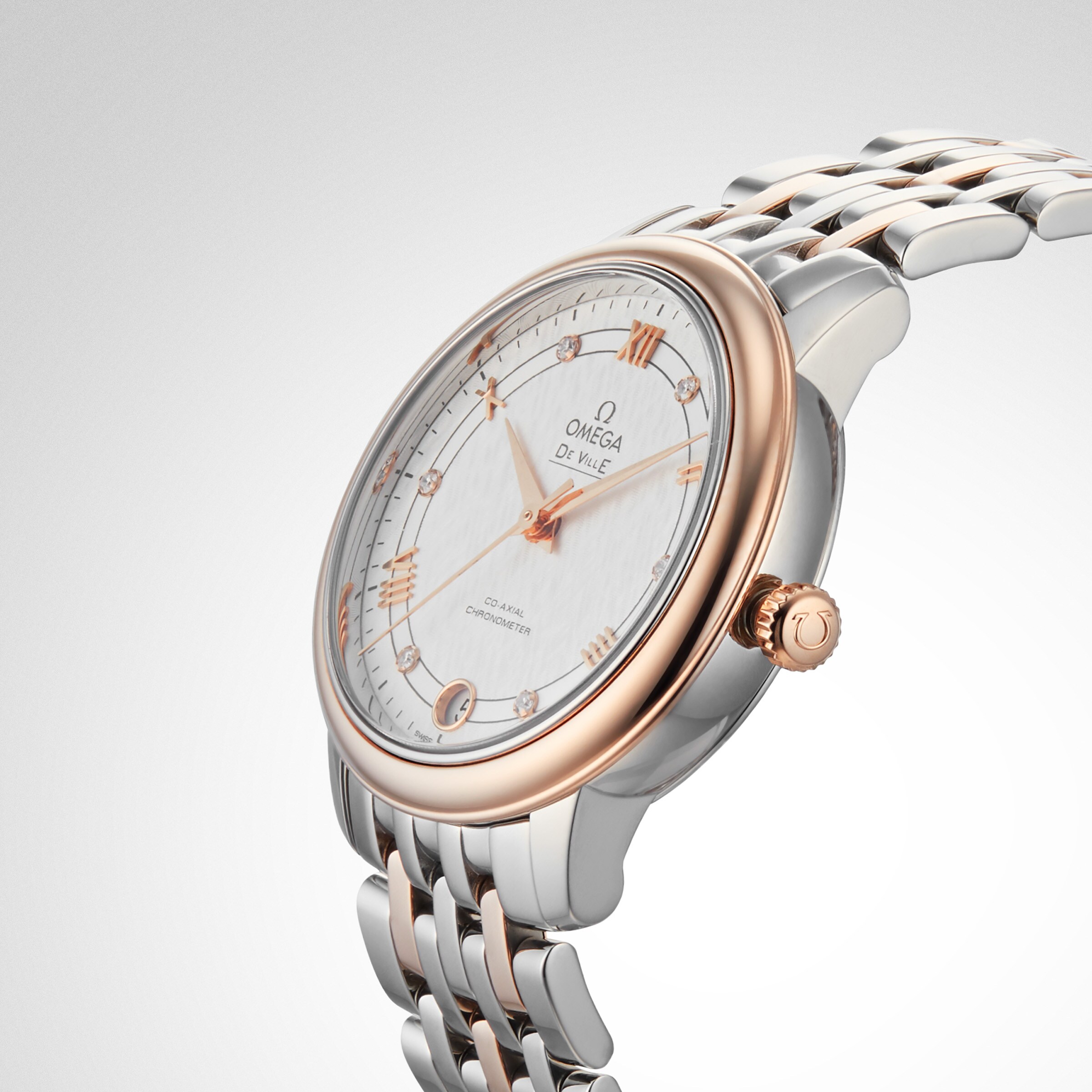 Replica Omega De Ville Prestige Ladies 32.5mm Co-Axial Automatic Ladies details O42420332052002