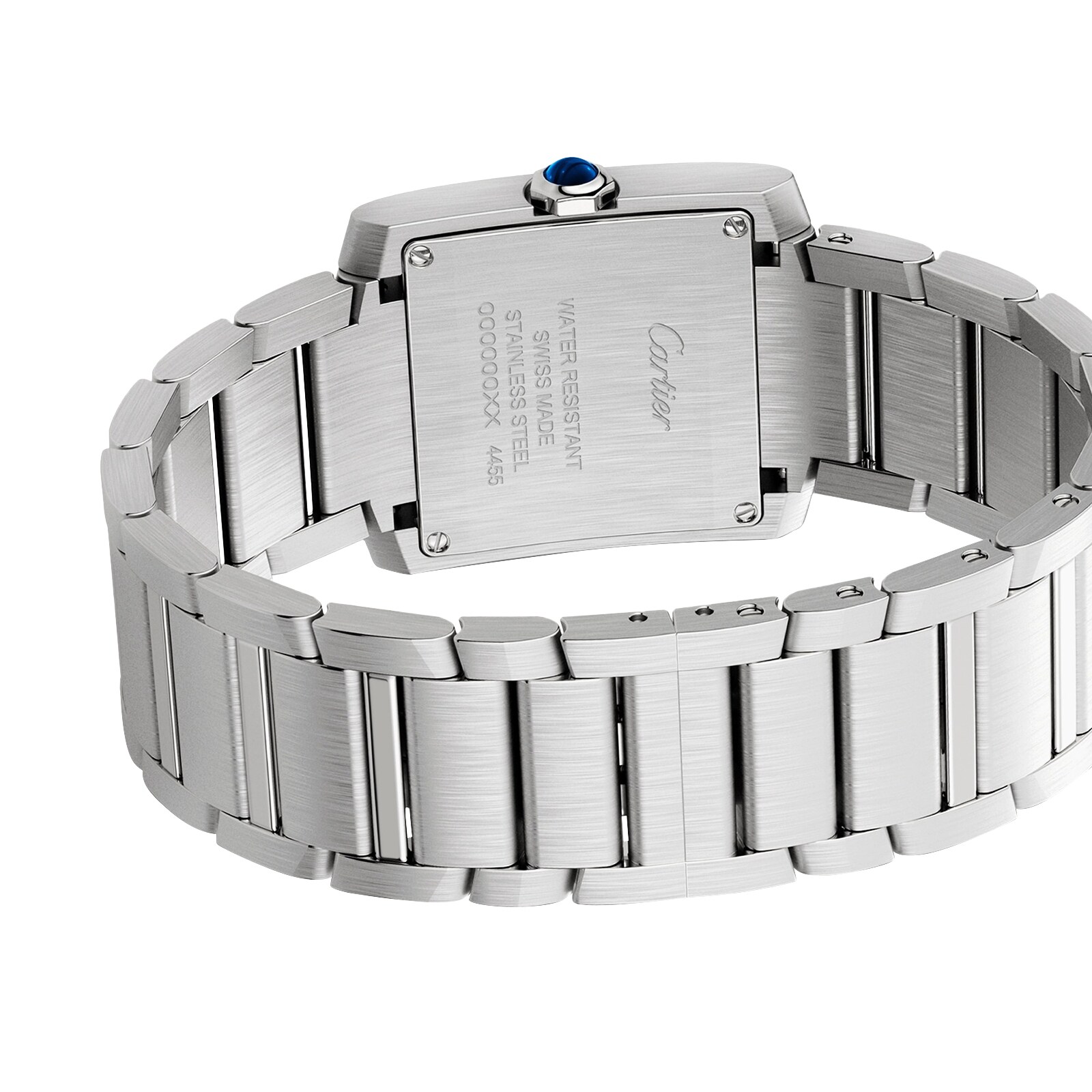 Replica Cartier Tank Francaise details Medium Model Quartz Movement Steel WSTA0074