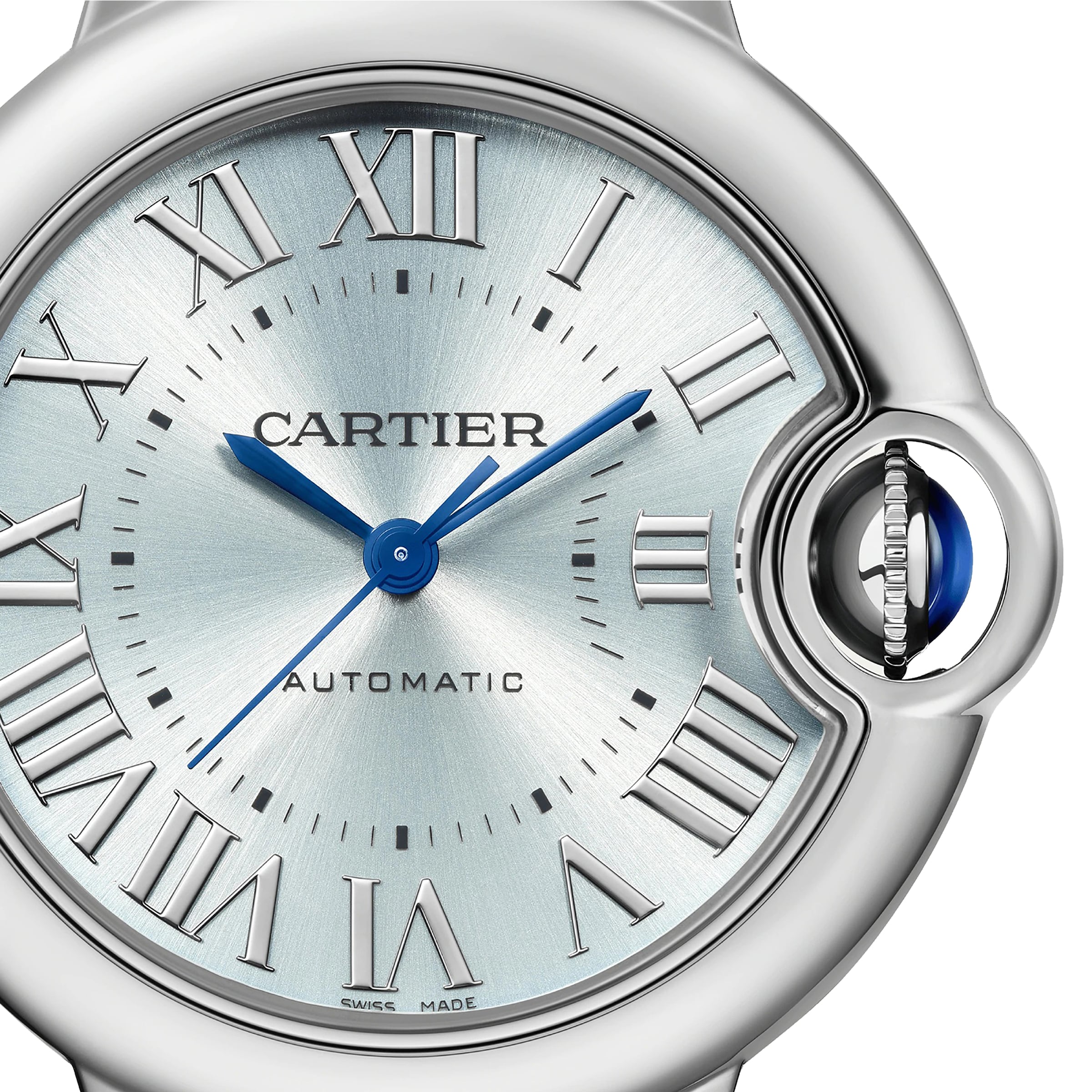 Replica Cartier Ballon Bleu De Cartier details 33mm Automatic Movement Steel WSBB0062 4 Replica Cartier Ballon Bleu De Cartier details 33mm Automatic Movement Steel WSBB0062