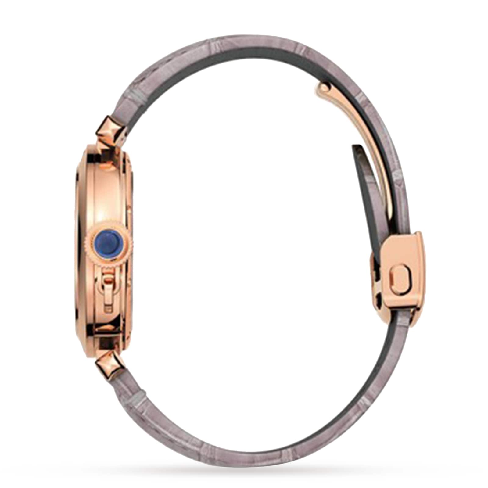 Replica Cartier Pasha De Cartier details 35mm Automatic Movement Rose Gold 2 Interchangeable Leather Straps WGPA0014 4 Replica Cartier Pasha De Cartier details 35mm Automatic Movement Rose Gold 2 Interchangeable Leather Straps WGPA0014
