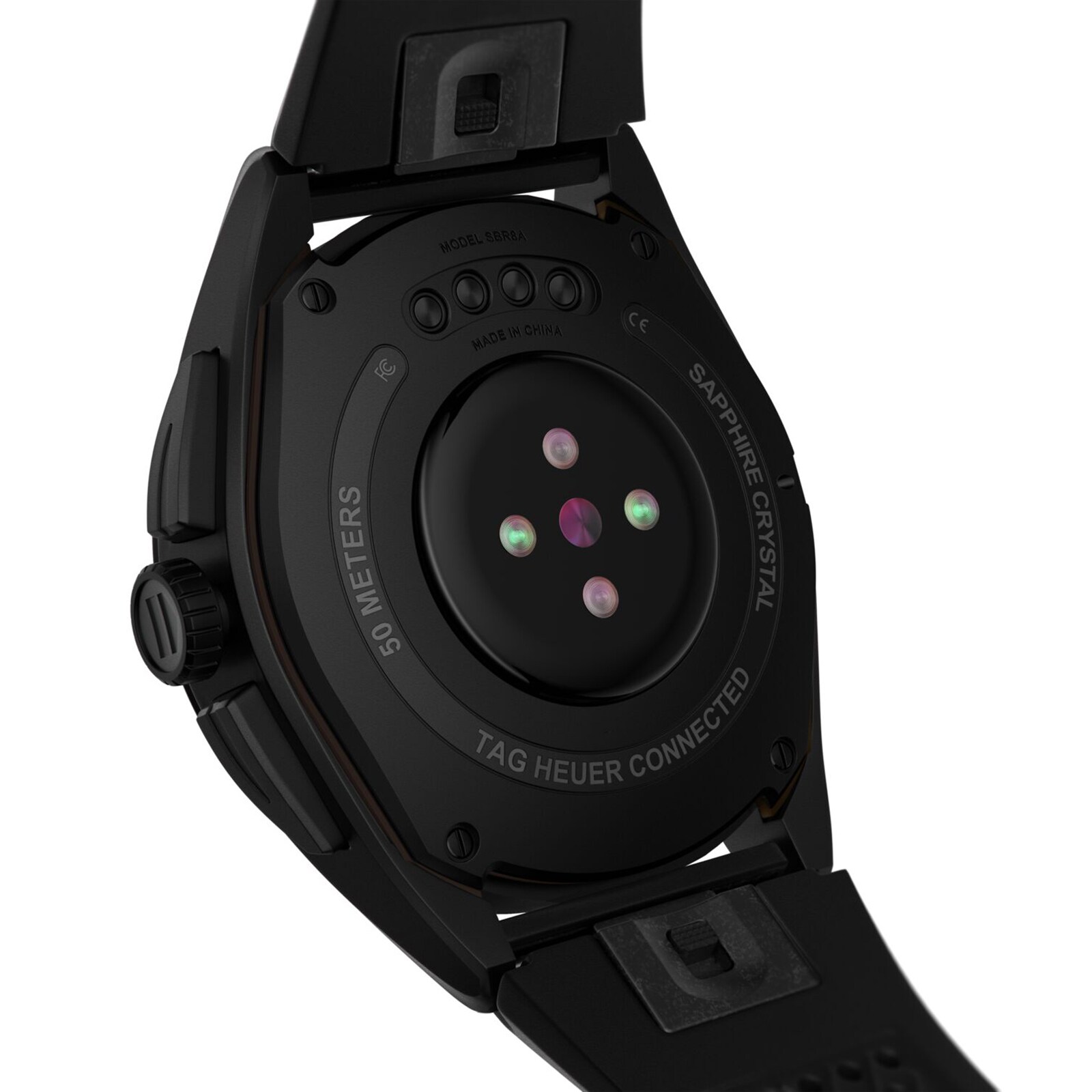 Replica TAG Heuer Connected Calibre E4 45mm - 2022 - Titanium Case - Black Rubber Strap SBR8A80.BT6261