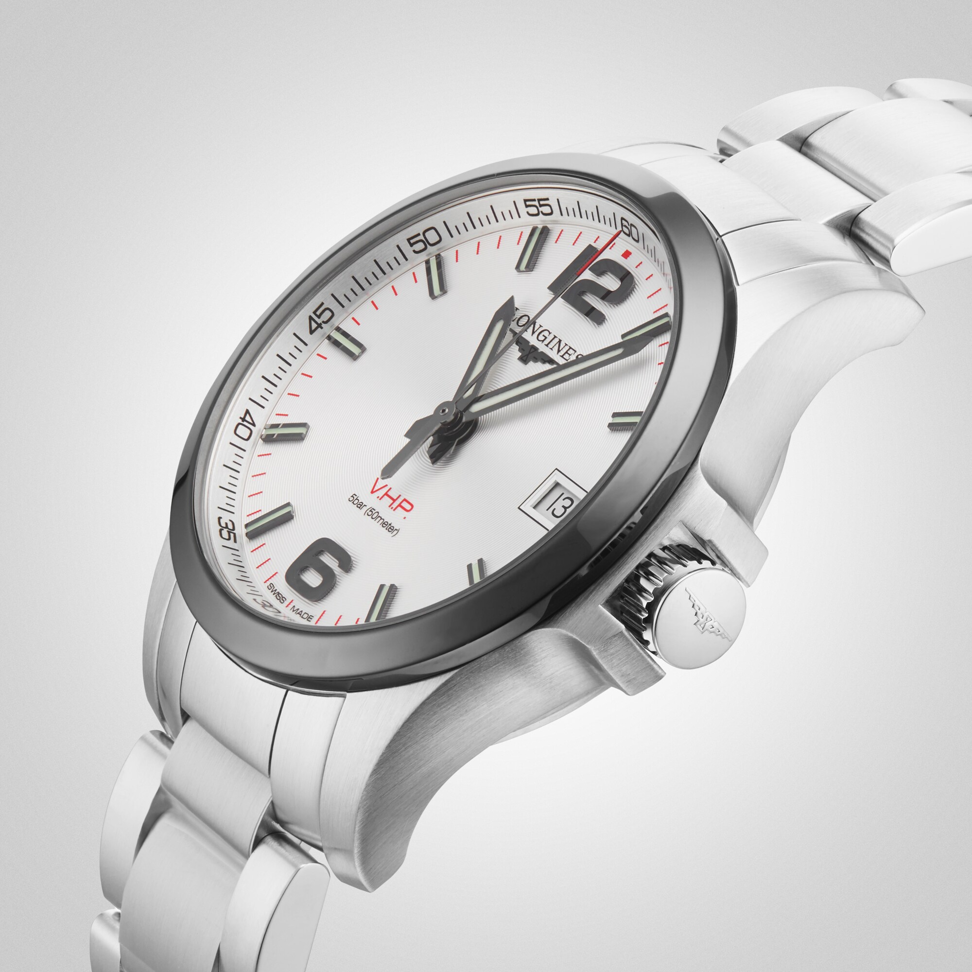 Replica Longines Conquest VHP 41mm Mens details Silver L37194766 4 Replica Longines Conquest VHP 41mm Mens details Silver L37194766