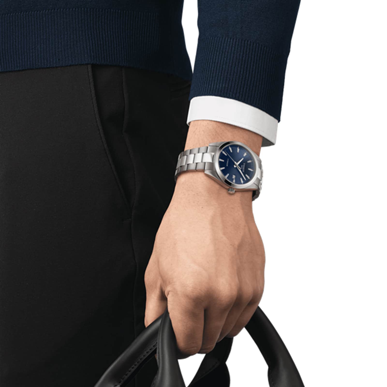 Replica Tissot Gentleman Titanium 40mm Mens details T1274104404100