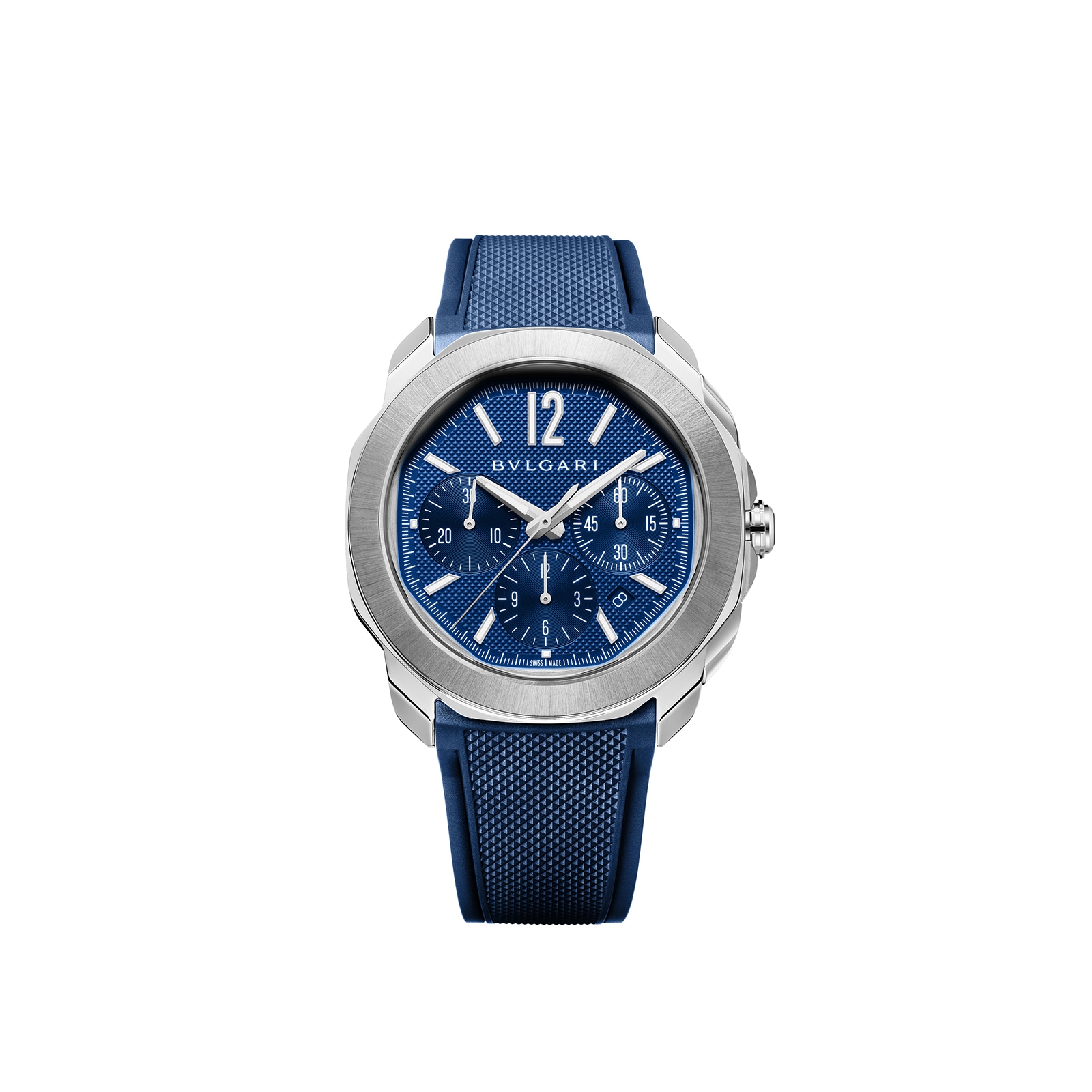 Replica Bvlgari Octo Roma 42mm Mens details Blue 103829 4 Replica Bvlgari Octo Roma 42mm Mens details Blue 103829