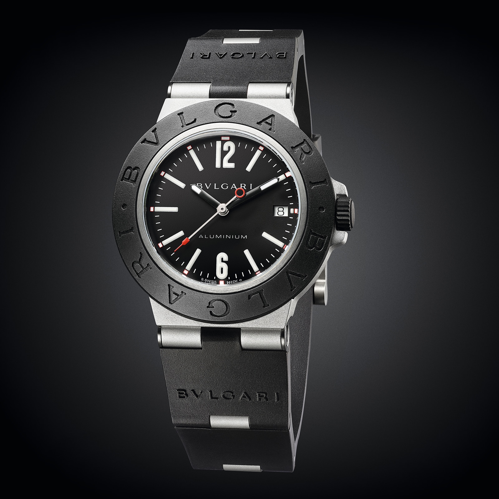 Replica Bvlgari Bvlgari Aluminium 40mm Mens details 103445 4 Replica Bvlgari Bvlgari Aluminium 40mm Mens details 103445