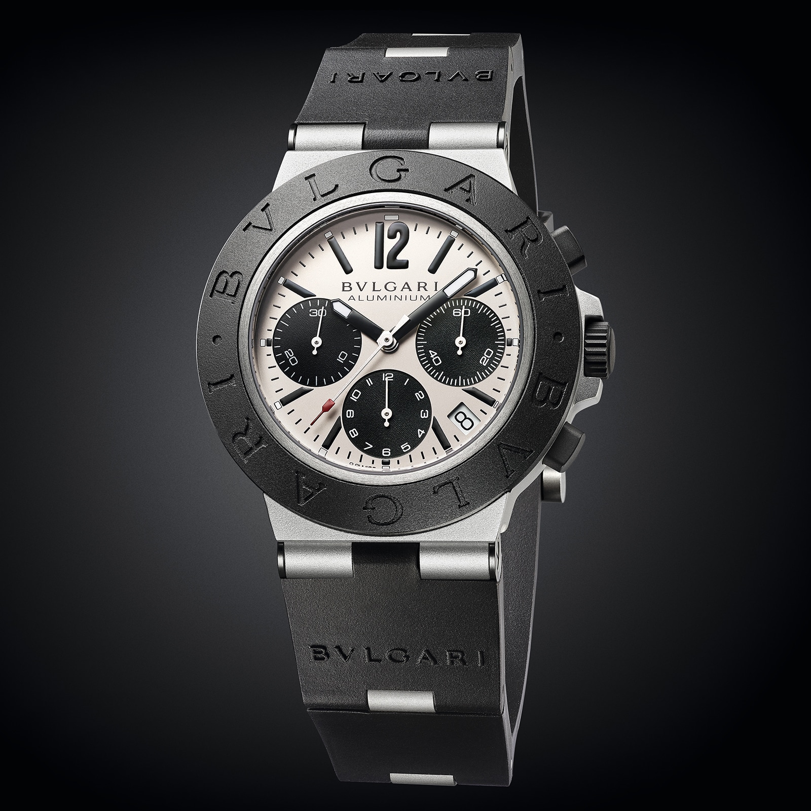 Replica Bvlgari Bvlgari Aluminium 40mm Mens details 103383 4 Replica Bvlgari Bvlgari Aluminium 40mm Mens details 103383