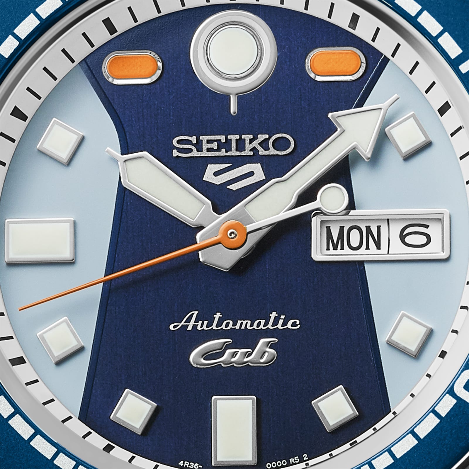 Replica Seiko 5 Sports X Honda Super Cub Limited Edition 42.5mm Mens details Blue SRPK37K1