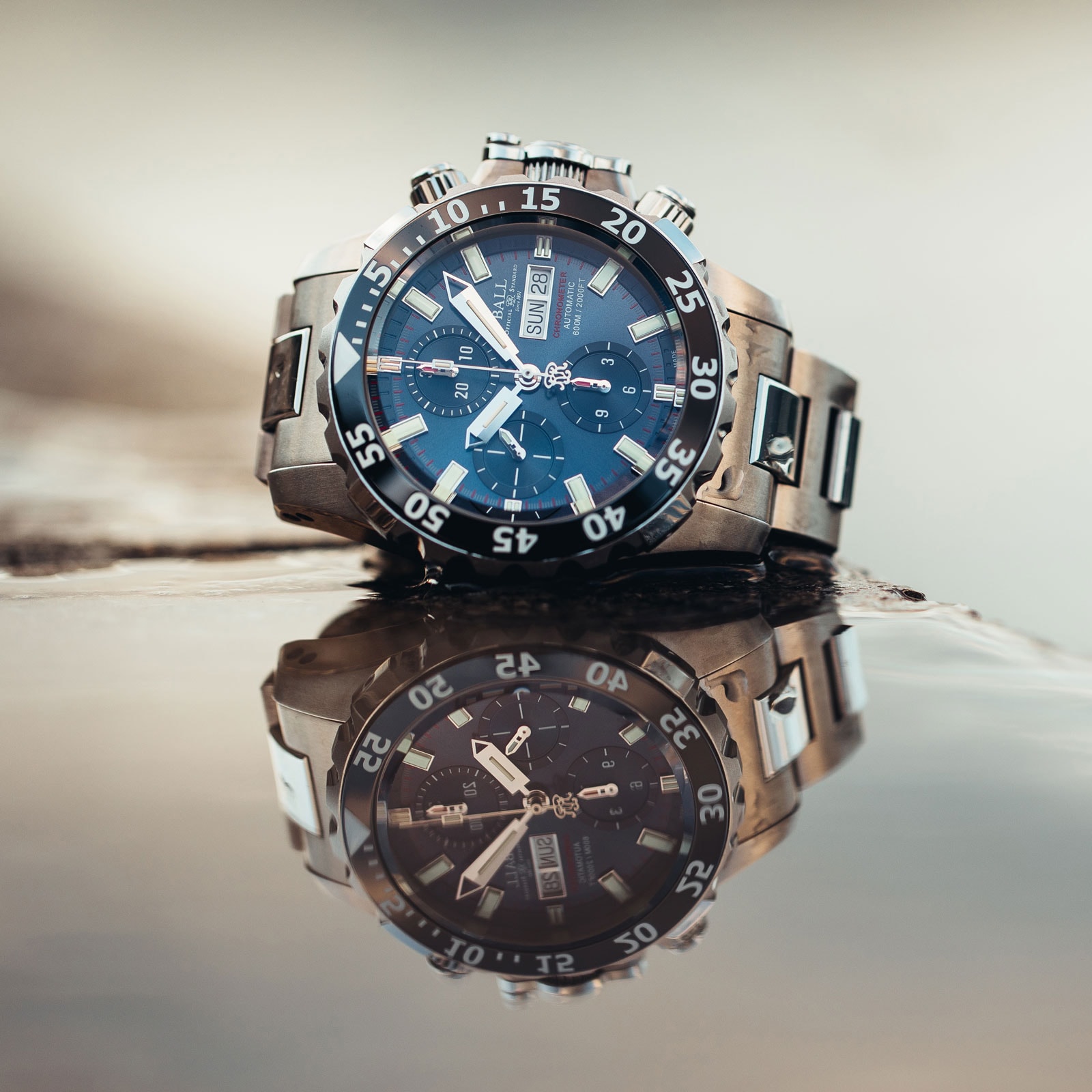 Replica BALL Engineer Hydrocarbon NEDU 42mm Mens details Blue DC3226A-S6C-BE