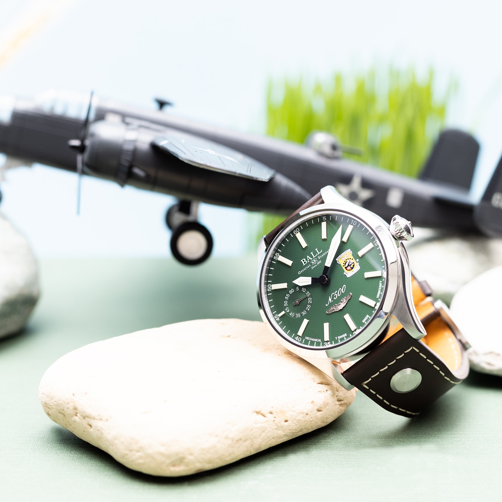Replica BALL Engineer Master II Doolittle Raiders 46mm Mens details Green NM2638C-L1-GR
