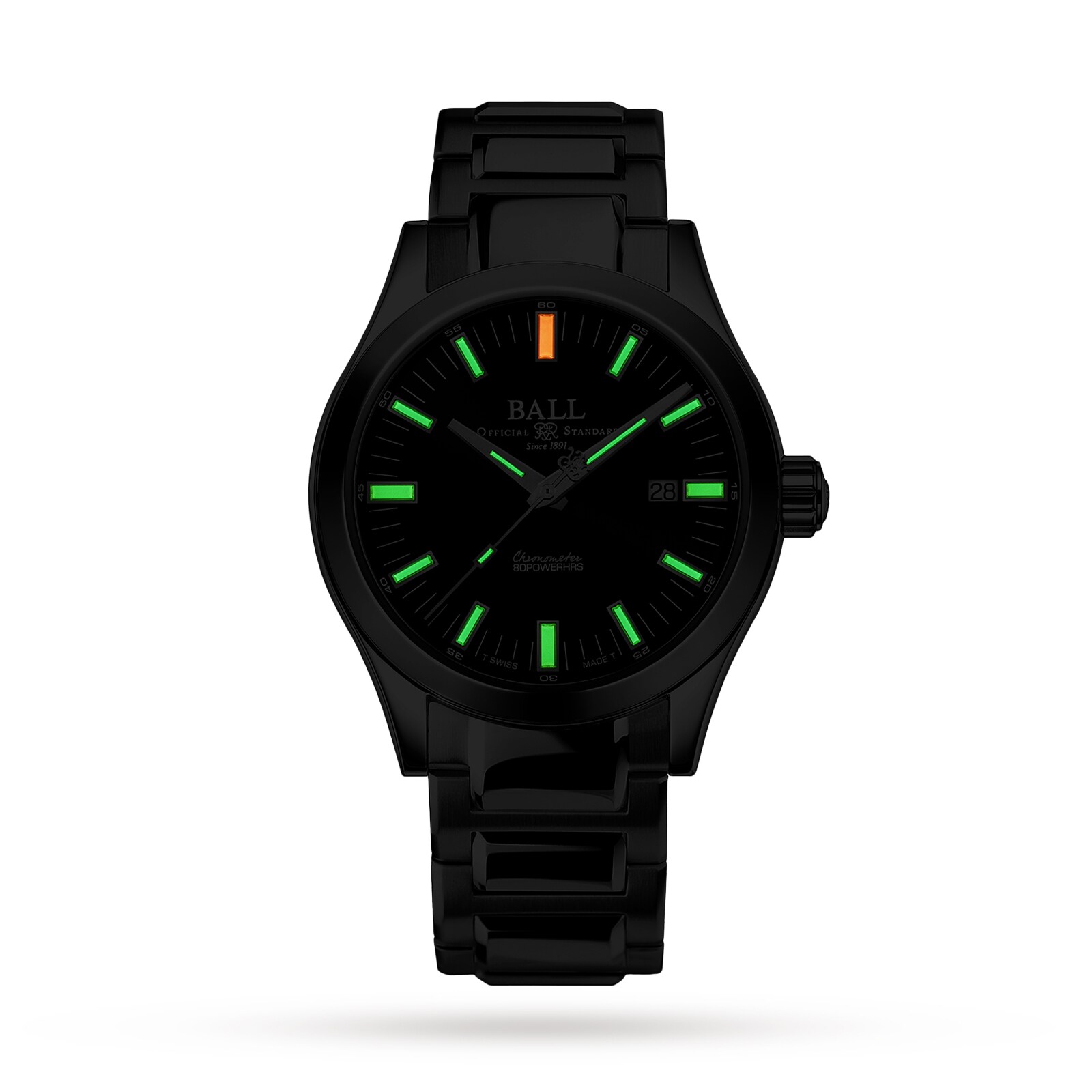 Replica BALL Engineer M Marvelight 43mm Mens details Black NM2128C-S1C-BK