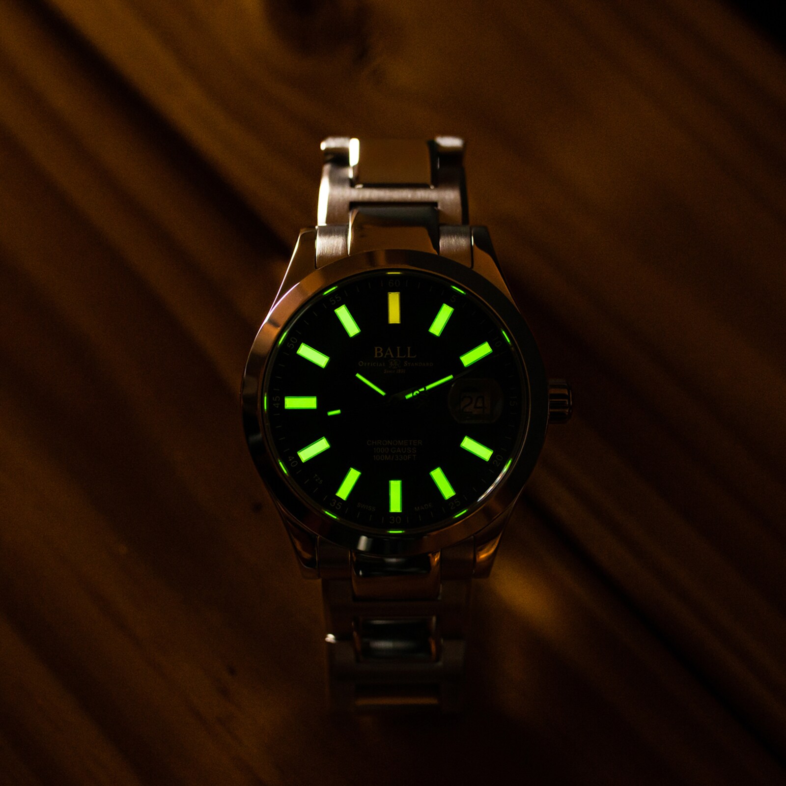 Replica BALL Engineer III Marvelight Chronometer 40mm Mens details Green NM9026C-S6CJ-GR