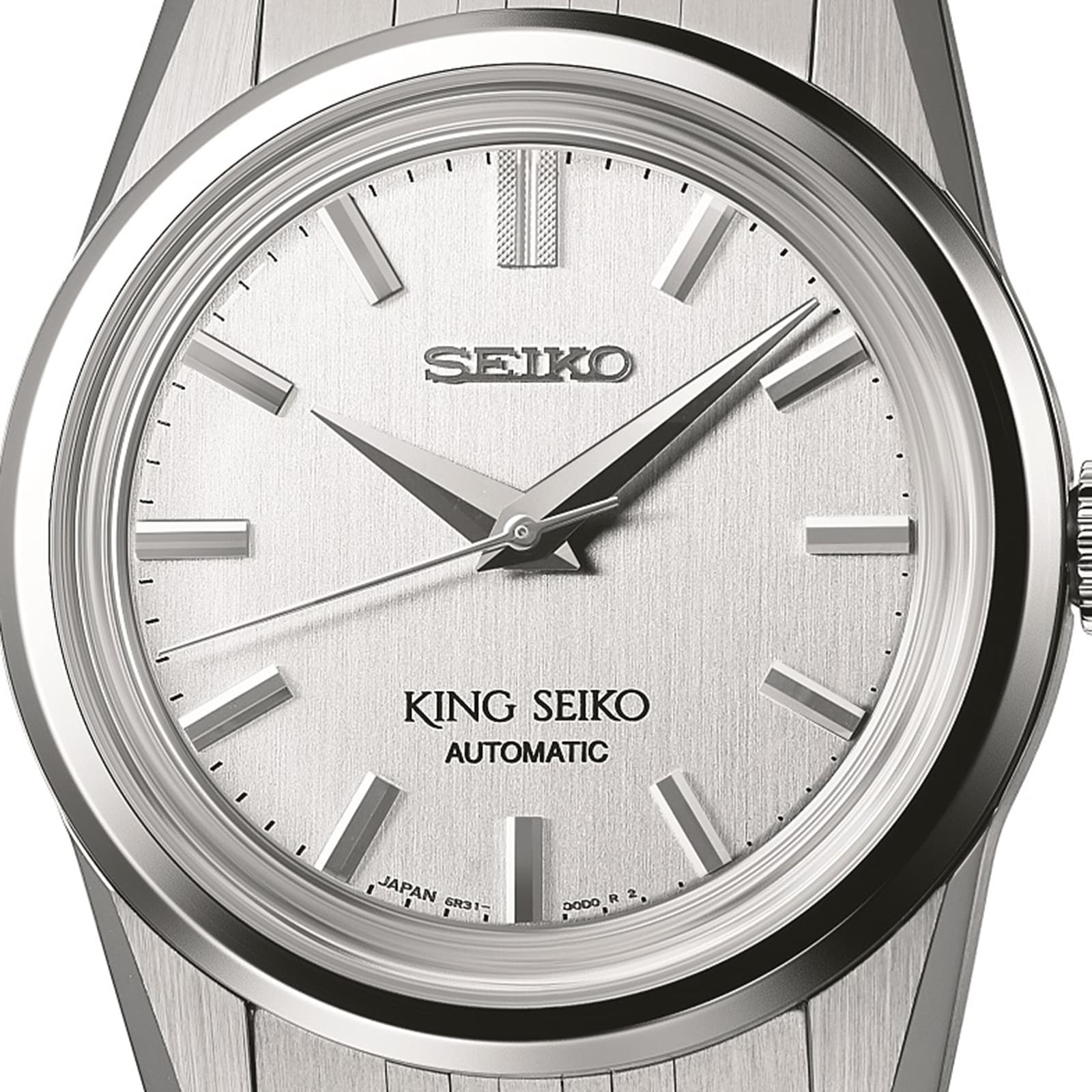 Replica Seiko King Seiko 37mm Mens details - Silver SPB281J1