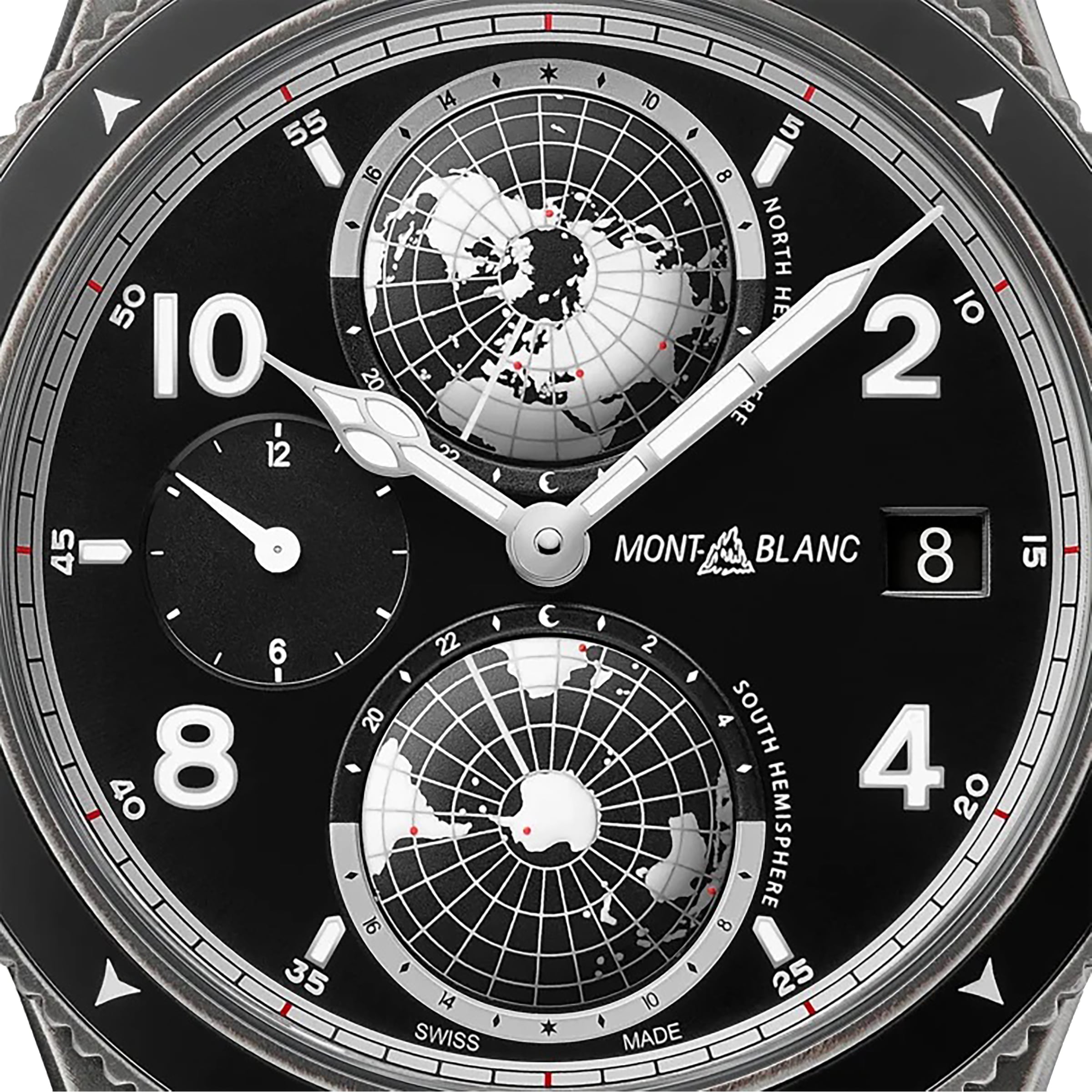 Replica MontBlanc 1858 Geosphere UltraBlack Limited Edition Mens details 128257 4 Replica MontBlanc 1858 Geosphere UltraBlack Limited Edition Mens details 128257