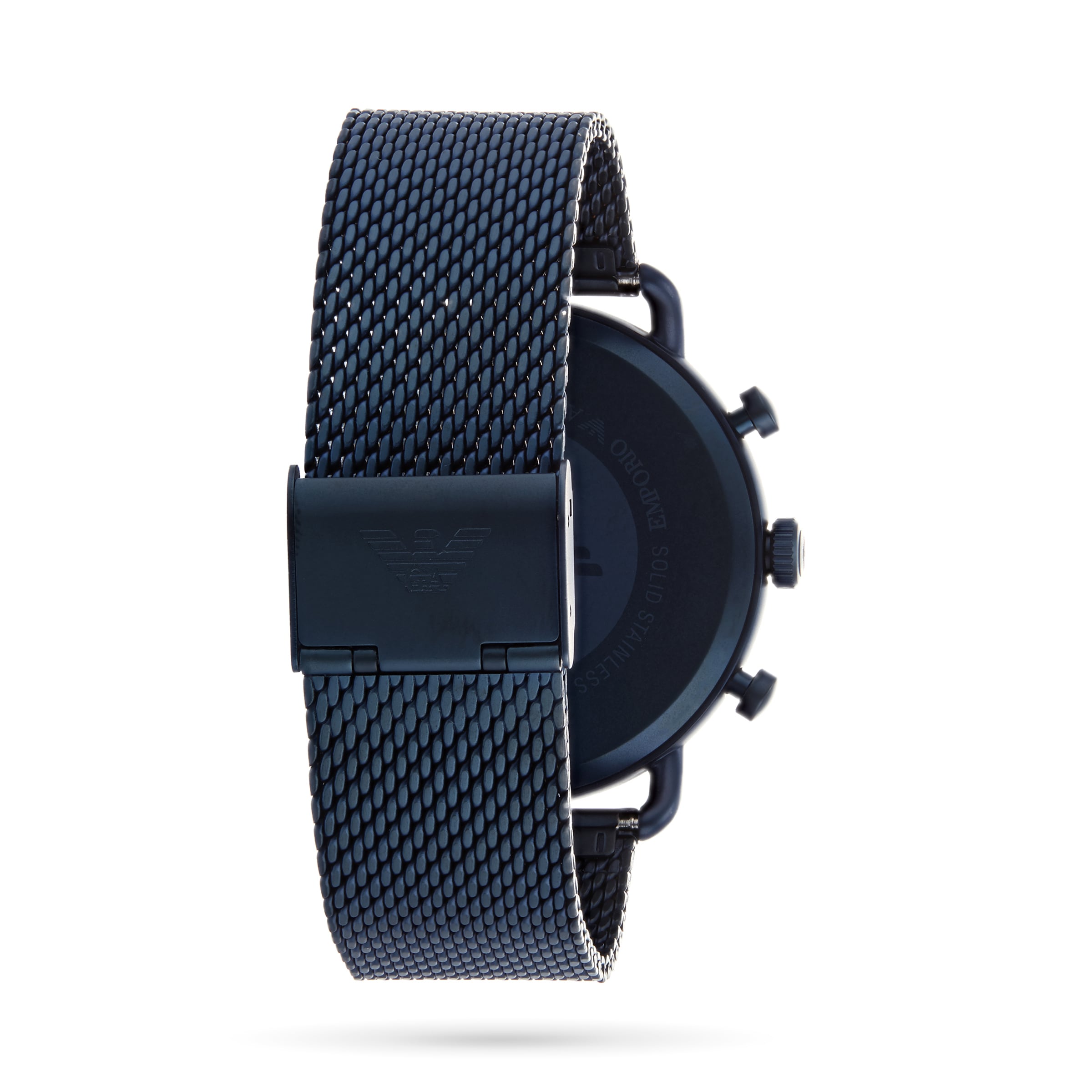 Replica Emporio Armani 43mm Mens Blue Mesh details AR11289