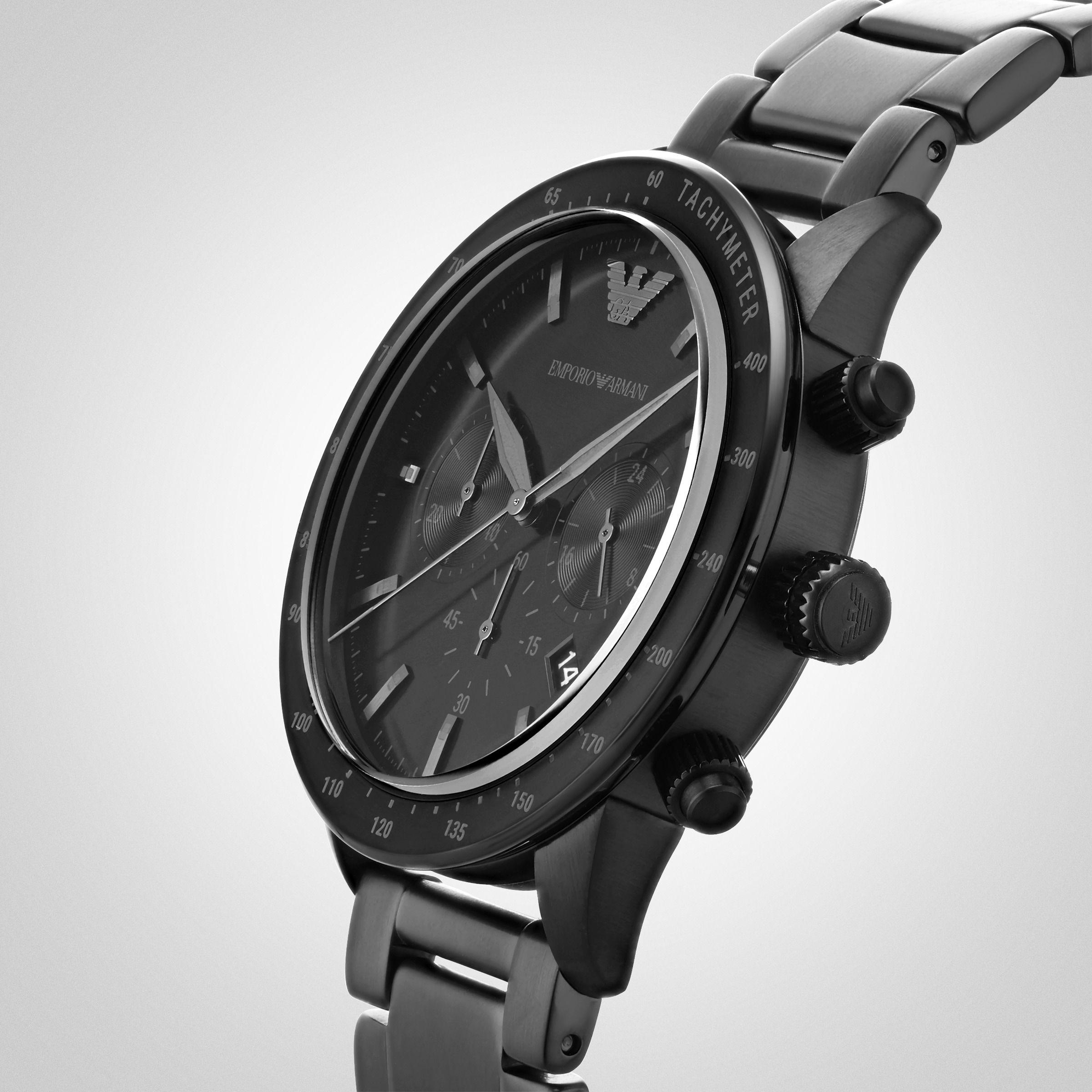 Replica Emporio Armani Black Gents details AR11242 4 Replica Emporio Armani Black Gents details AR11242