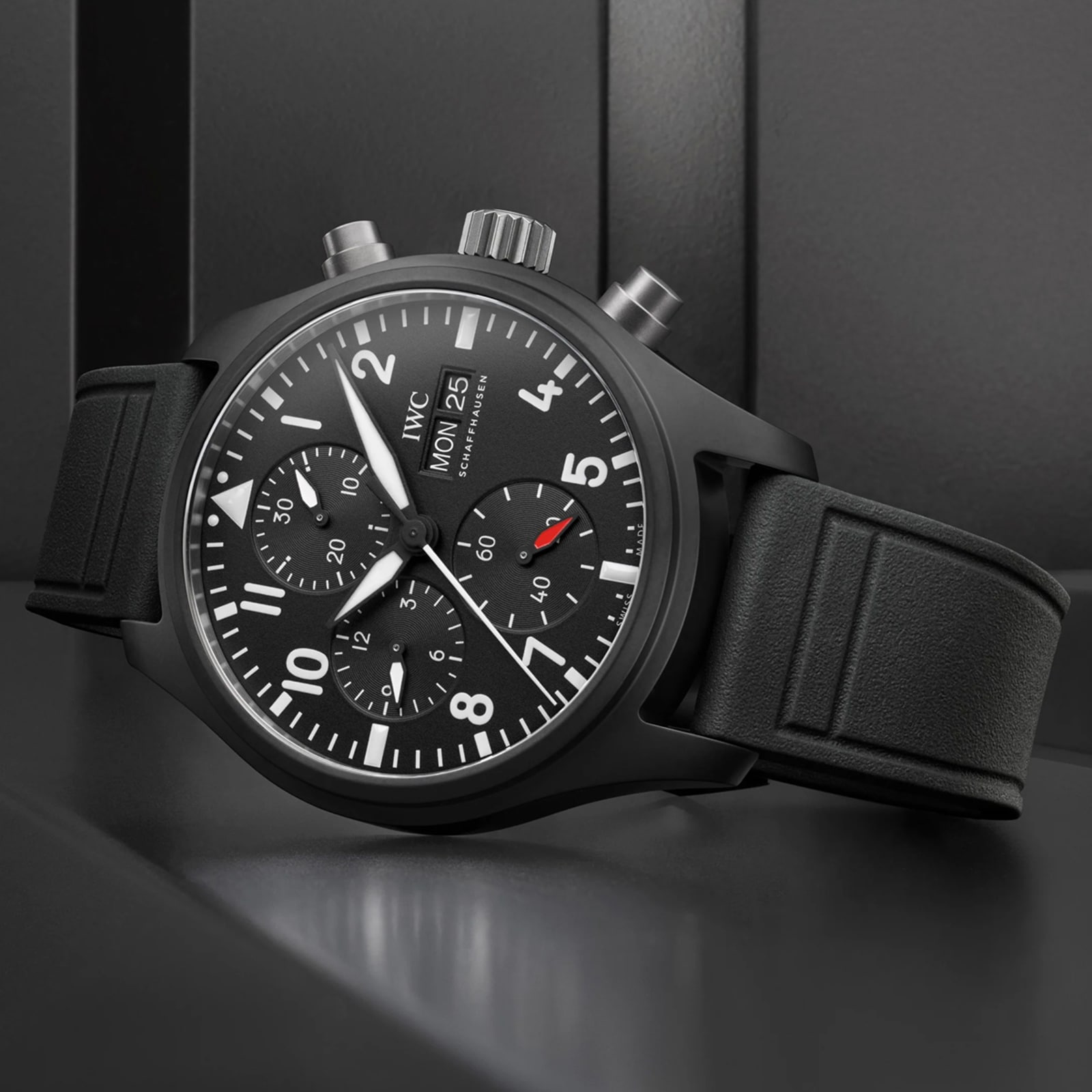 Replica IWC Pilot Chronograph Top Gun 41mm Mens details IW389401 4 Replica IWC Pilot Chronograph Top Gun 41mm Mens details IW389401