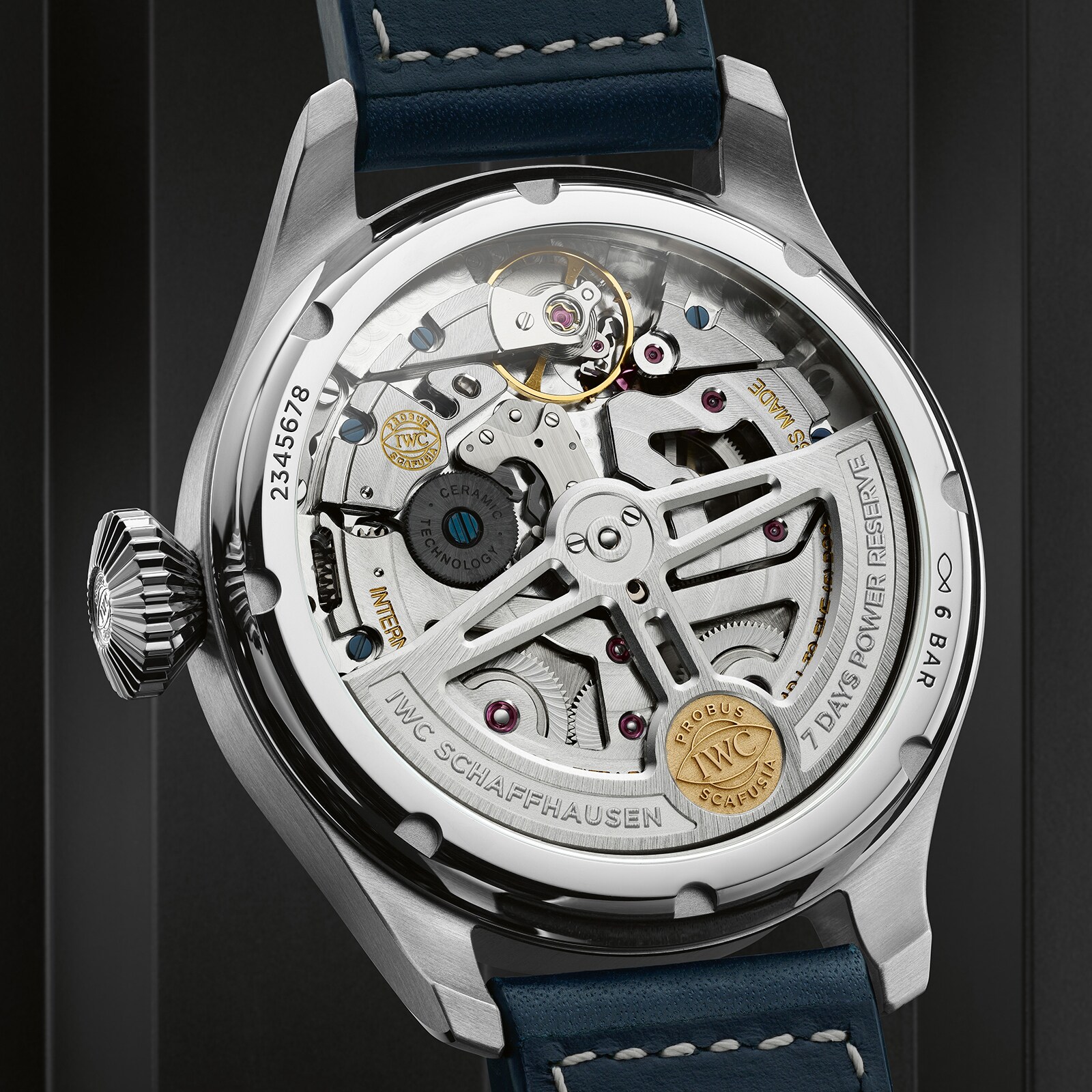 Replica IWC Big Pilot's details Perpetual Calendar IW503605