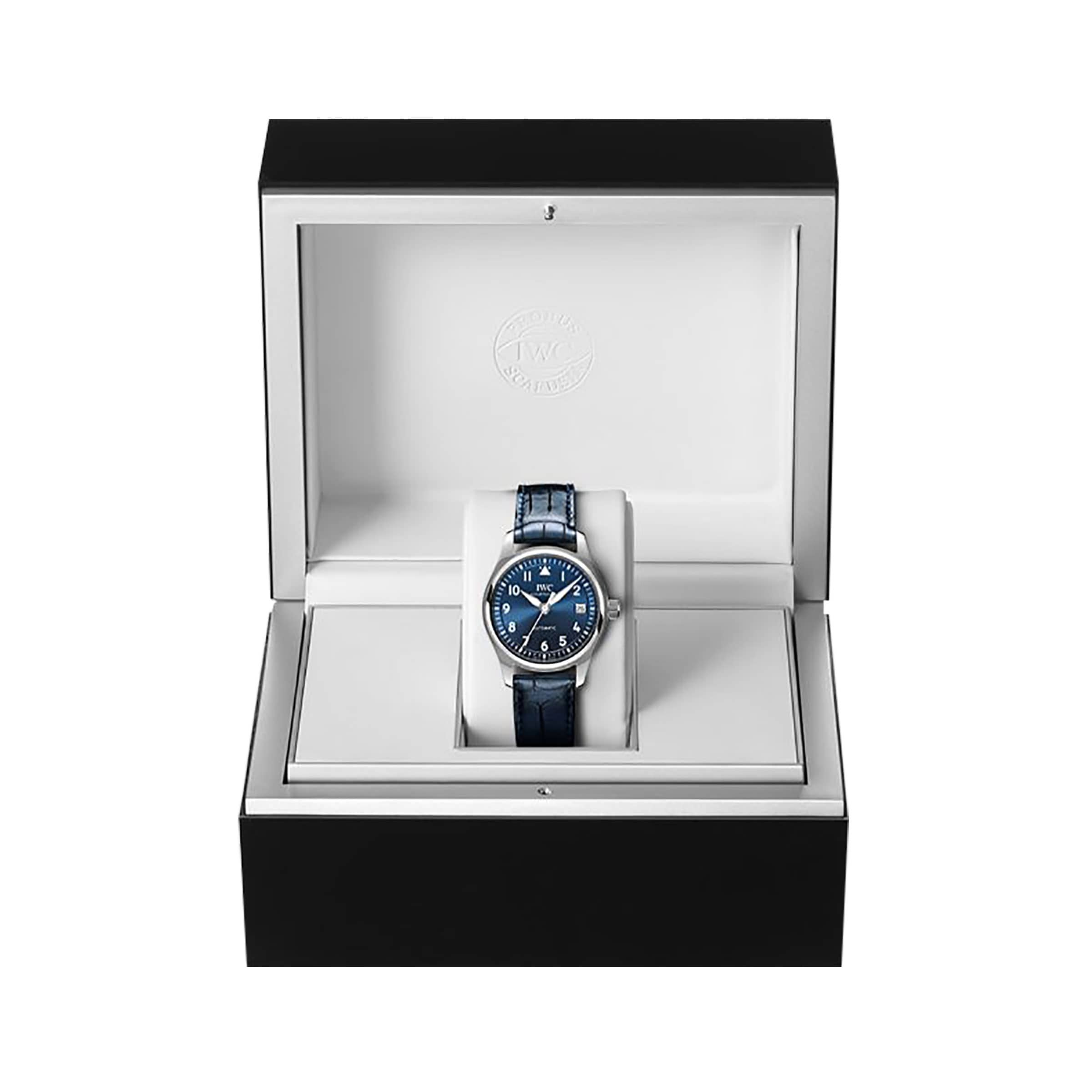 Replica IWC Pilot's 36mm Mens details IW324008 4 Replica IWC Pilot's 36mm Mens details IW324008