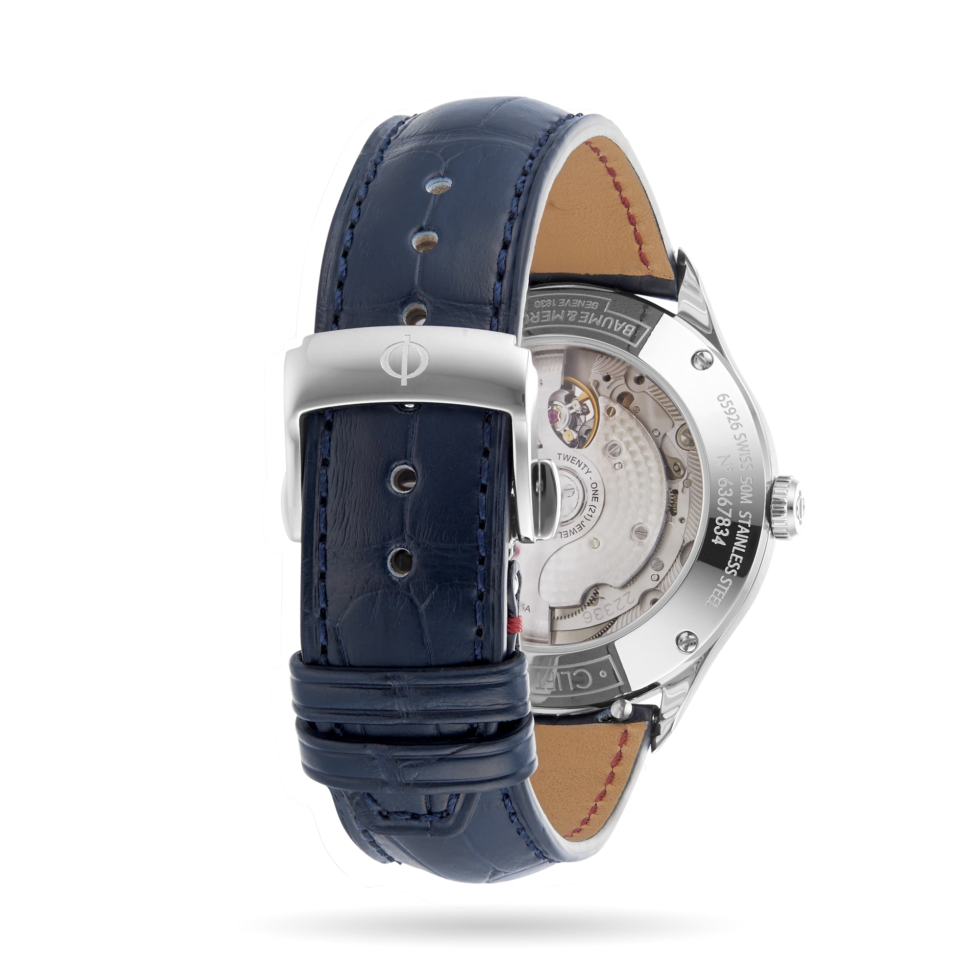 Replica Baume & Mercier Clifton COSC Certified 40mm Mens details Leather M0A10550 4 Replica Baume & Mercier Clifton COSC Certified 40mm Mens details Leather M0A10550
