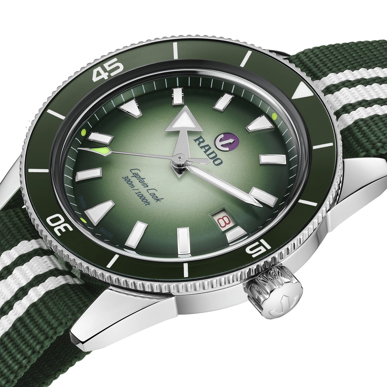 Replica Rado Captain Cook X Cameron Norrie Limited Edition 42mm Mens details 3 Strap Set R32149318 4 Replica Rado Captain Cook X Cameron Norrie Limited Edition 42mm Mens details 3 Strap Set R32149318