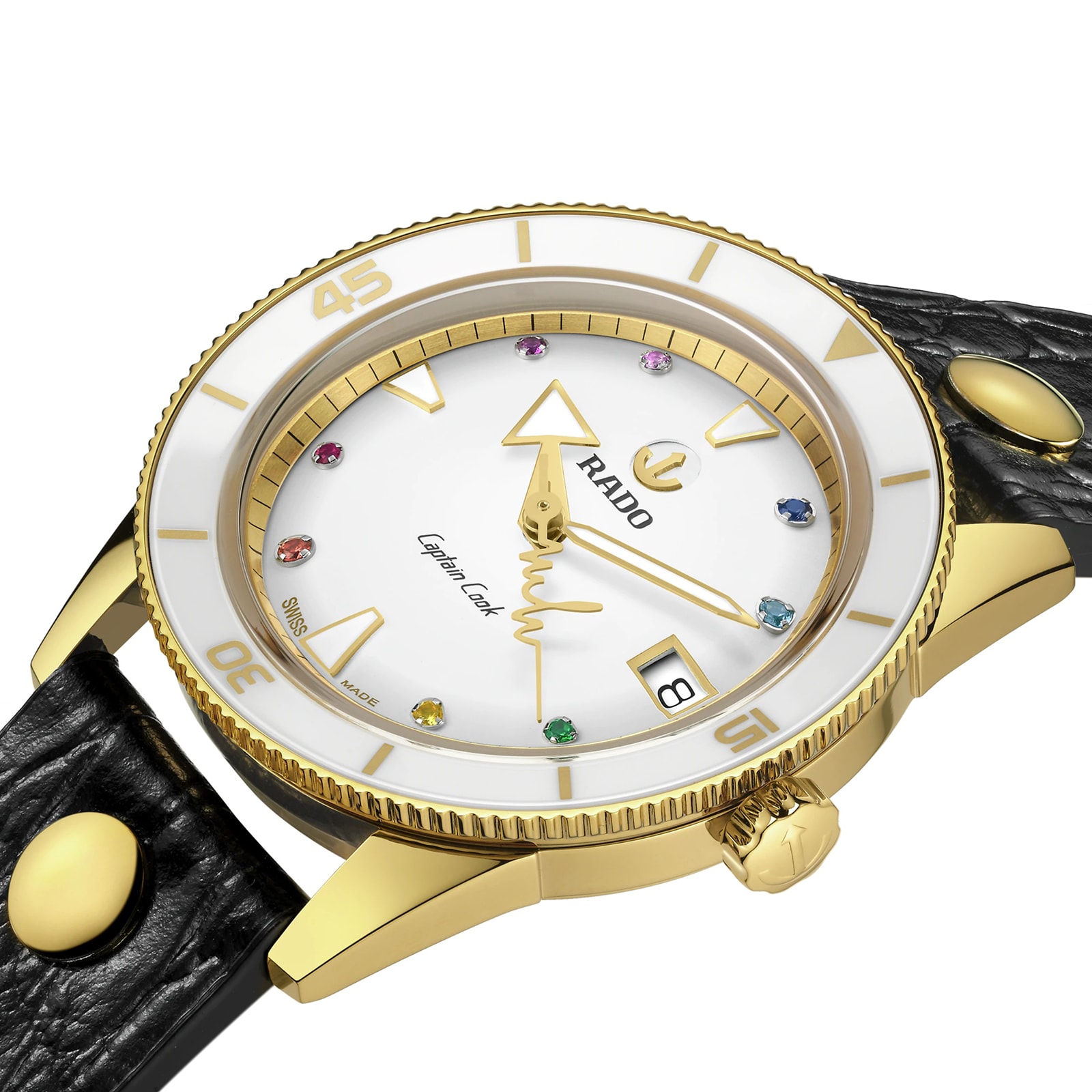 Replica Rado Captain Cook X Marina Hoermanseder Heartbeat 37mm Ladies details R32117708 4 Replica Rado Captain Cook X Marina Hoermanseder Heartbeat 37mm Ladies details R32117708