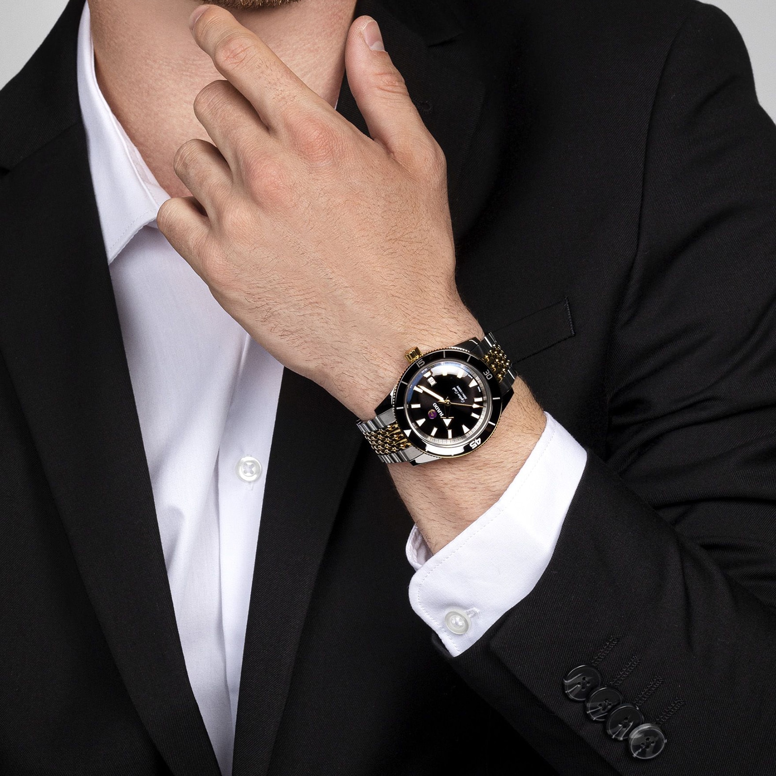 Replica Rado Captain Cook Automatic 42mm Mens details R32138153