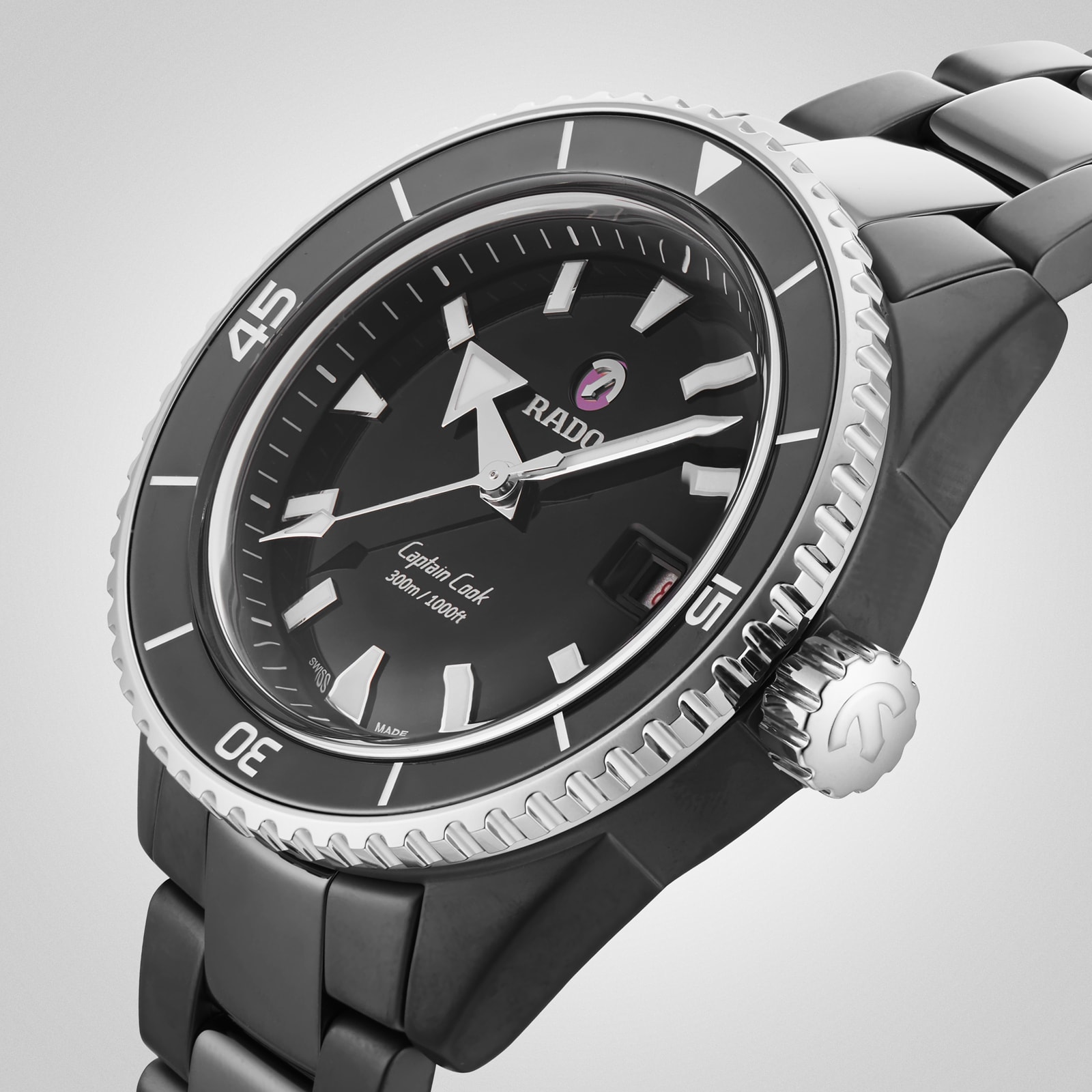 Replica Rado Captain Cook High-Tech Ceramic Diver R32129152