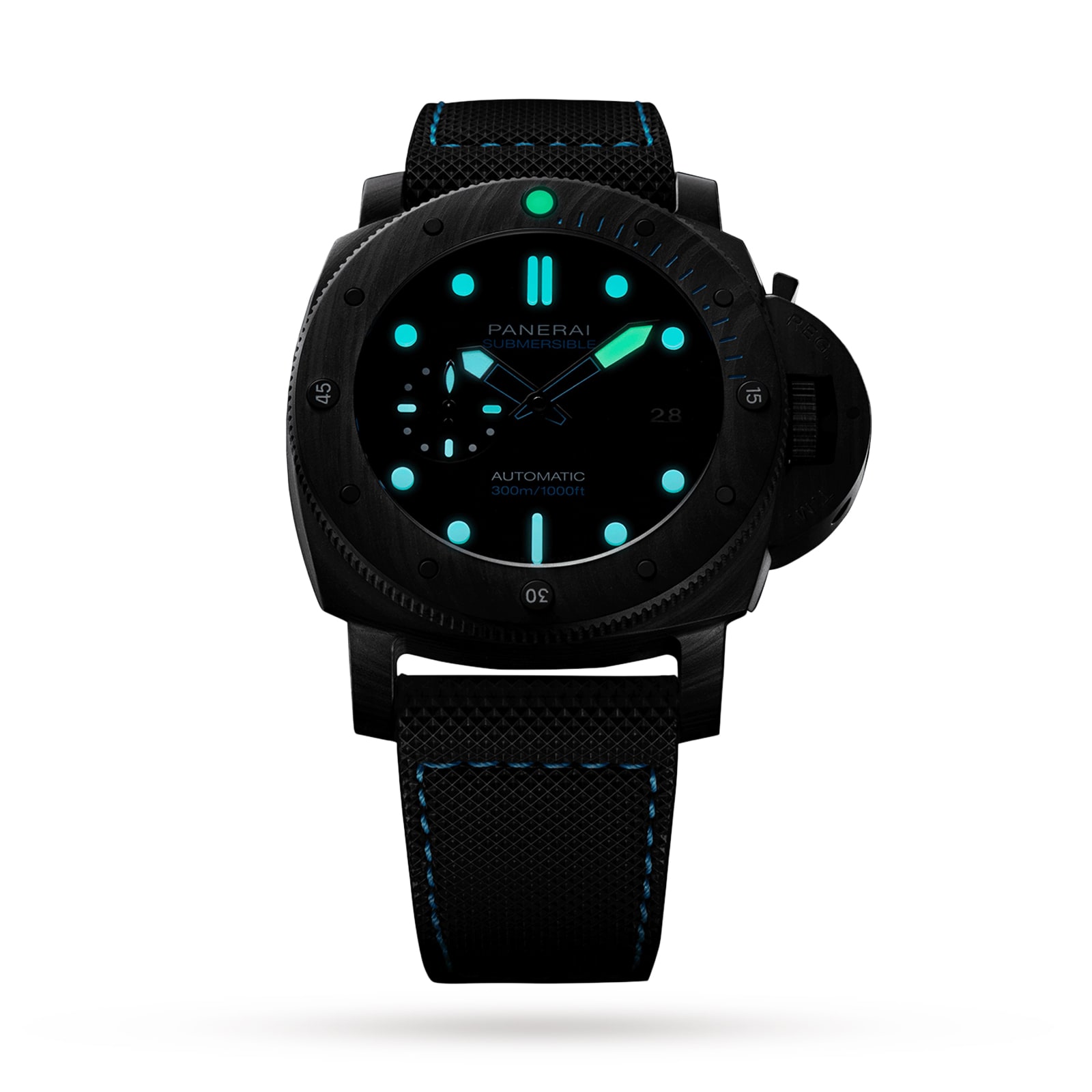 Replica Panerai Submersible Carbotech 47mm Mens details PAM02616