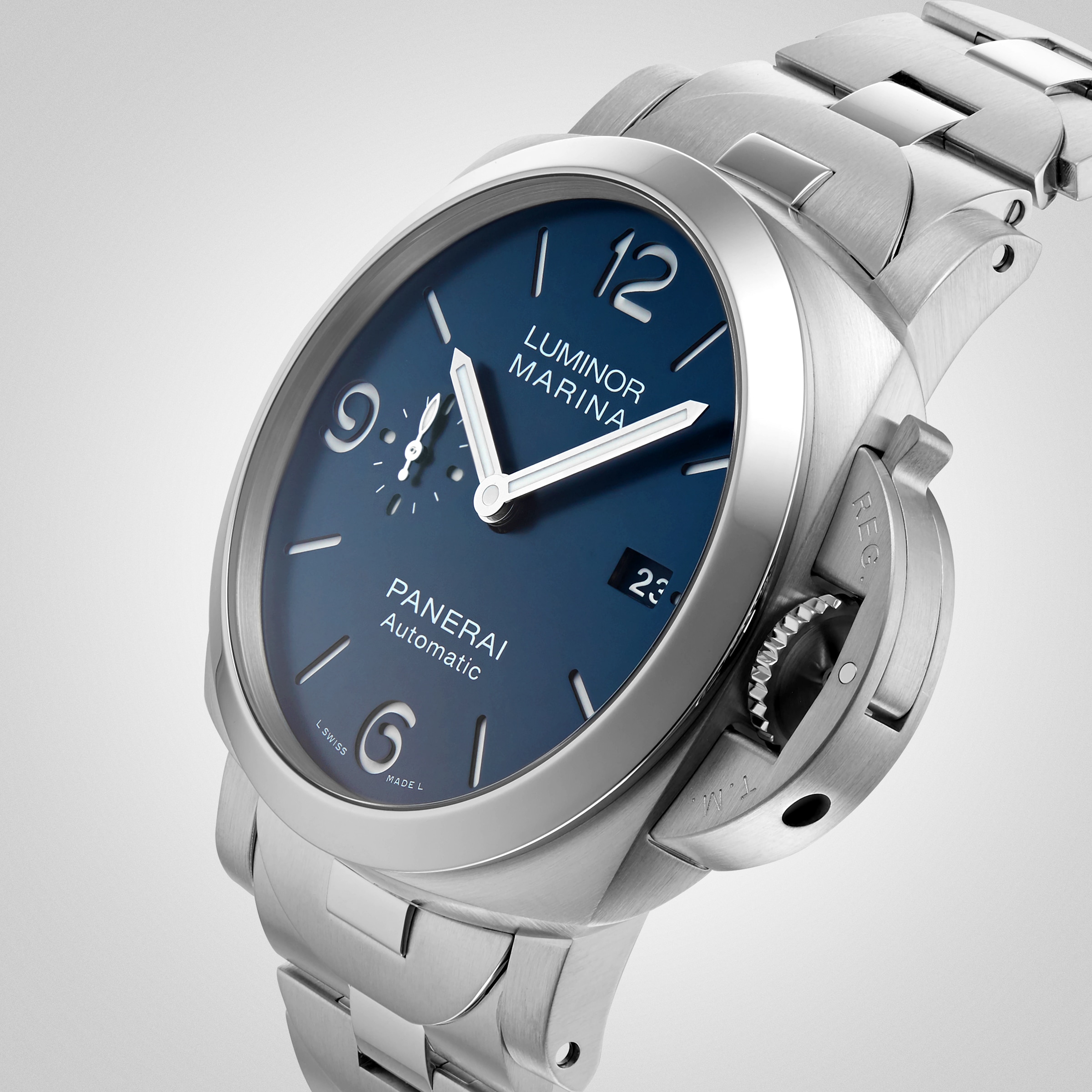 Replica Panerai Luminor Marina Specchio Blu 44mm PAM01316 4 Replica Panerai Luminor Marina Specchio Blu 44mm PAM01316