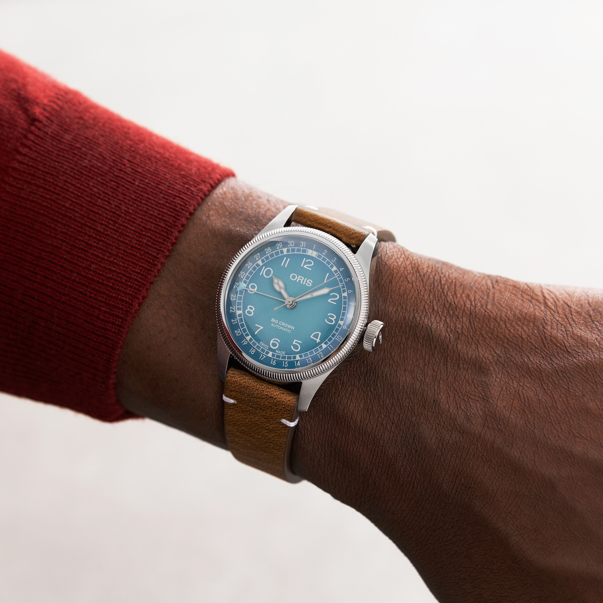 Replica Oris Big Crown X Cervo Volante 38mm Mens details 01 754 7779 4065-SET