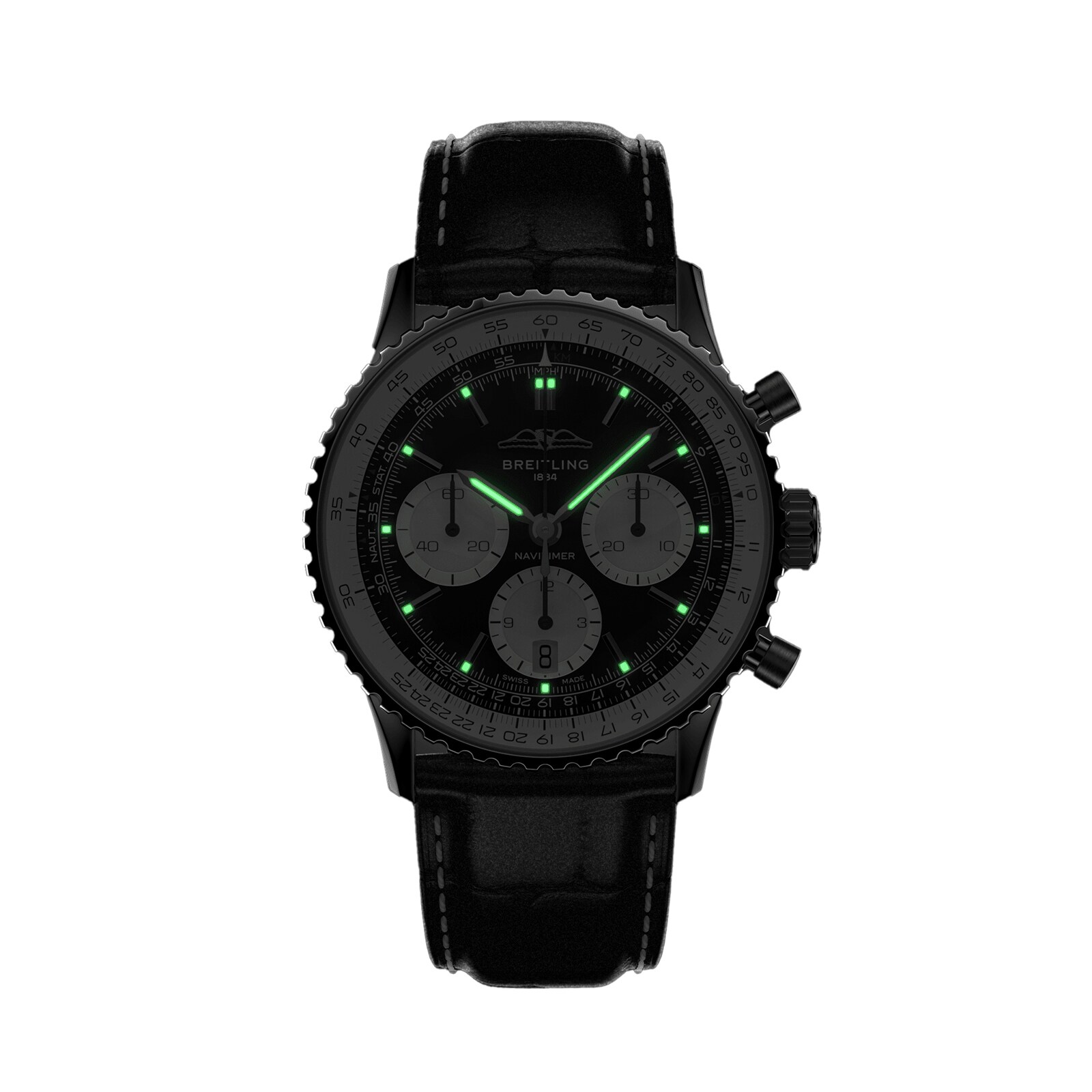 Replica Breitling Navitimer B01 Chronograph 41mm Mens details Black AB0139211B1P1 4 Replica Breitling Navitimer B01 Chronograph 41mm Mens details Black AB0139211B1P1