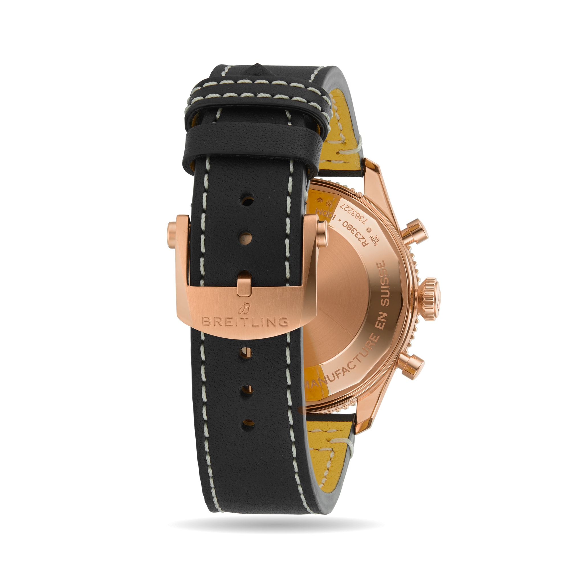 Replica Breitling Classic AVI Chronograph 42 P-51 Mustang 18K Red Gold Leather Strap details R233801A1B1X1 4 Replica Breitling Classic AVI Chronograph 42 P-51 Mustang 18K Red Gold Leather Strap details R233801A1B1X1