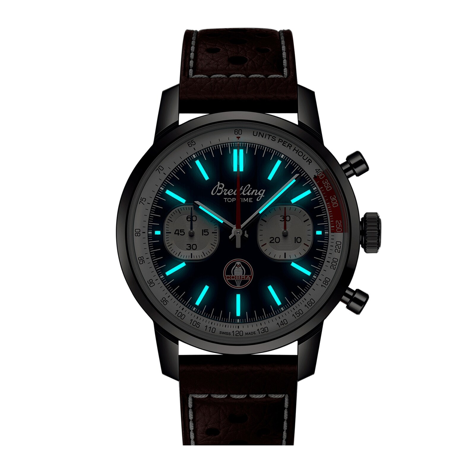 Replica Breitling Top Time B01 Classic Cars Shelby Cobra 41mm Mens details AB01763A1C1X1