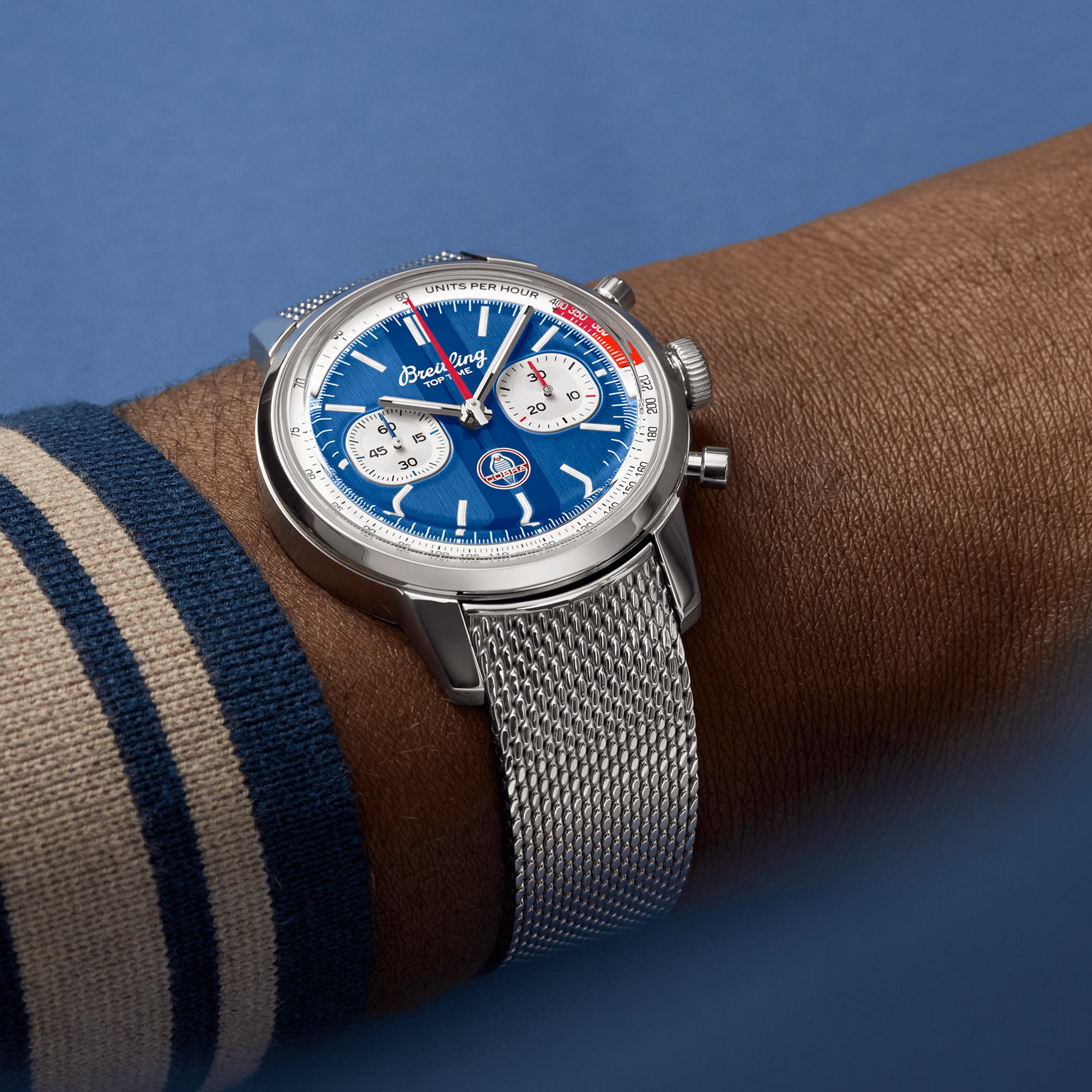 Replica Breitling Top Time B01 Classic Cars Shelby Cobra 41mm Mens details Mesh Strap AB01763A1C1A1 4 Replica Breitling Top Time B01 Classic Cars Shelby Cobra 41mm Mens details Mesh Strap AB01763A1C1A1