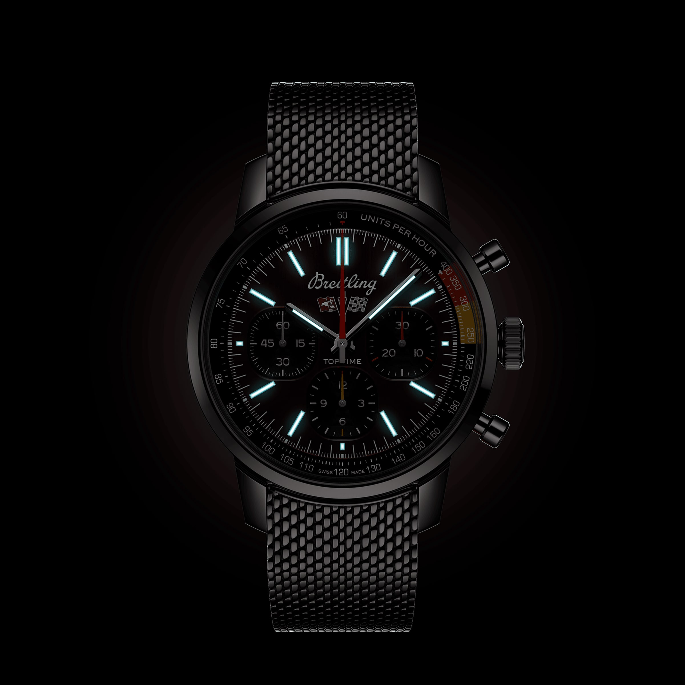 Replica Breitling Top Time B01 Classic Cars Chevrolet Corvette 41mm Mens details Mesh Strap AB01761A1K1A1 4 Replica Breitling Top Time B01 Classic Cars Chevrolet Corvette 41mm Mens details Mesh Strap AB01761A1K1A1