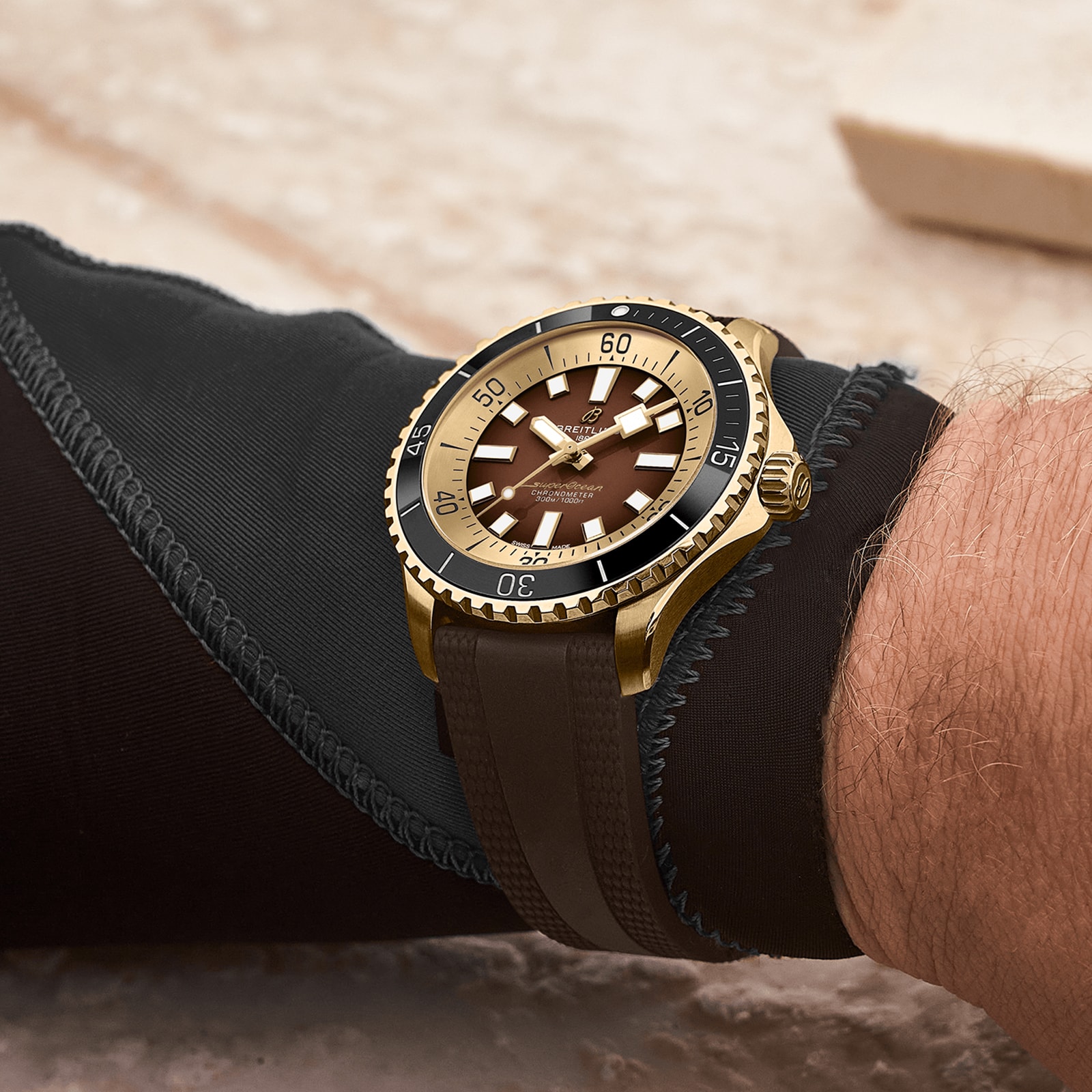 Replica Breitling Superocean Automatic 44 Bronze details N17376201Q1S1 4 Replica Breitling Superocean Automatic 44 Bronze details N17376201Q1S1