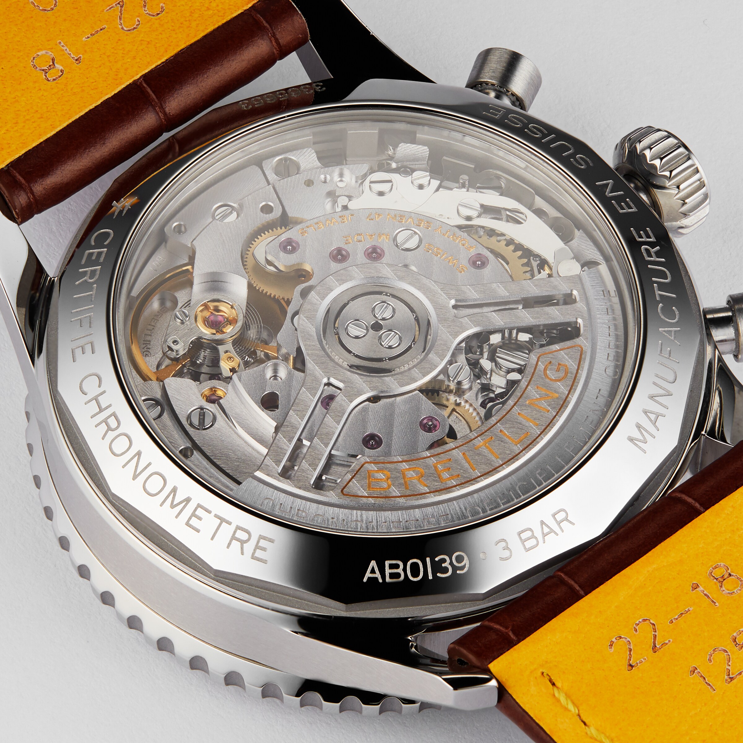 Replica Breitling Navitimer B01 Chronograph 41 Stainless Steel details AB0139211G1P1