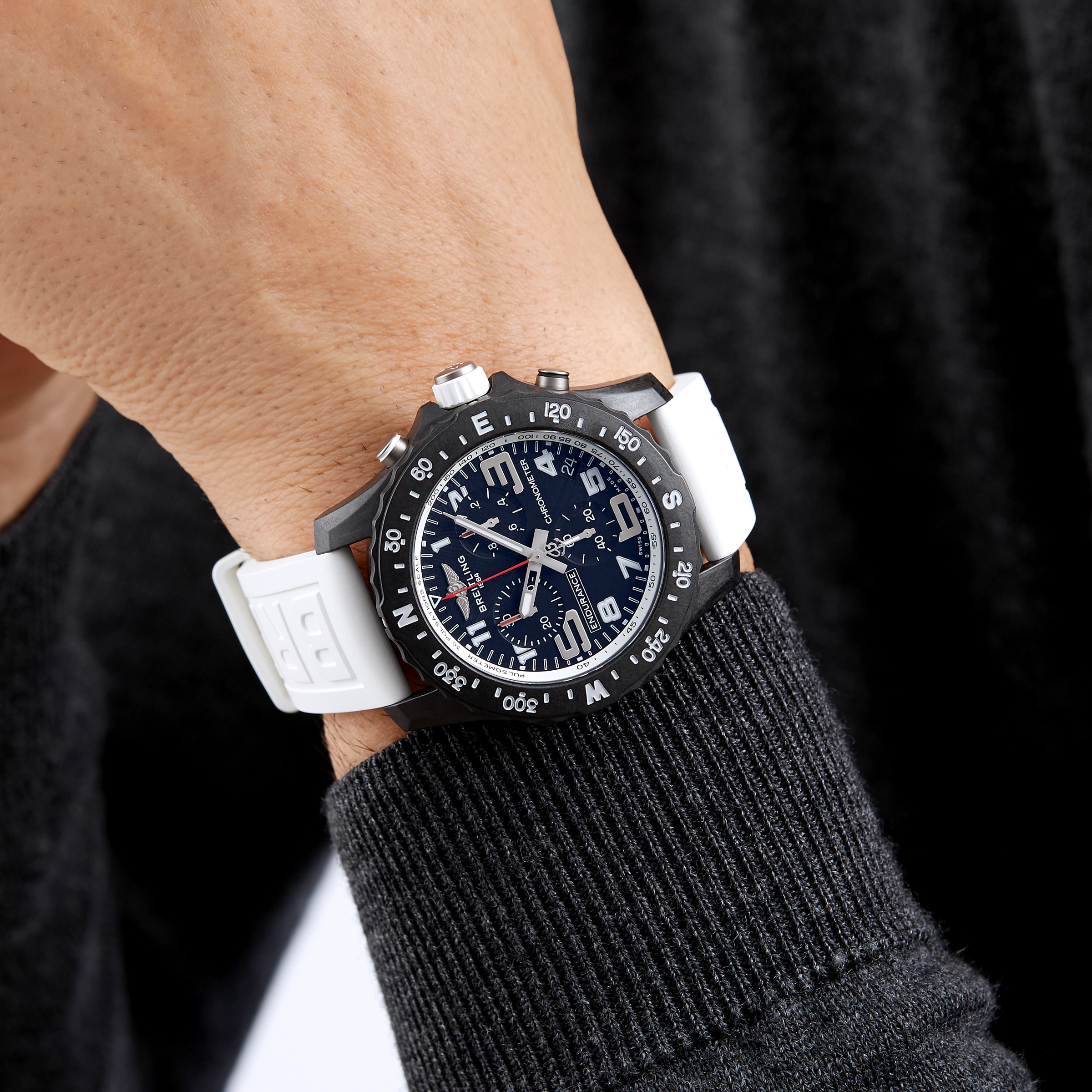 Replica Breitling Endurance Pro 44 White details X82310A71B1S1