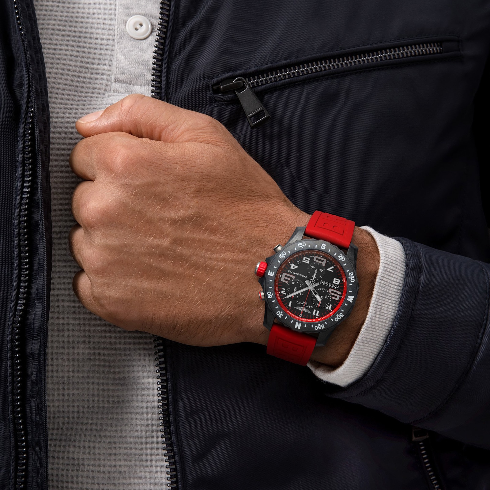 Replica Breitling Endurance Pro 44 Red details X82310D91B1S1