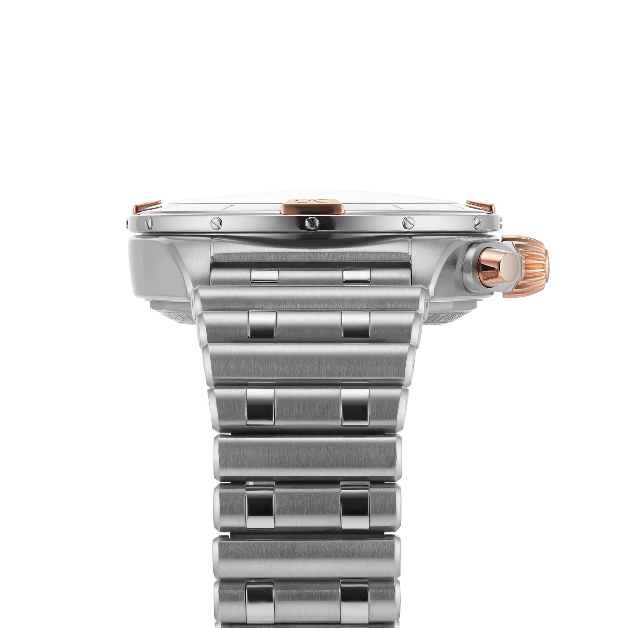 Replica Breitling Chronomat B01 42 Stainless Steel 18k Red Gold details IB0134101G1A1 4 Replica Breitling Chronomat B01 42 Stainless Steel 18k Red Gold details IB0134101G1A1