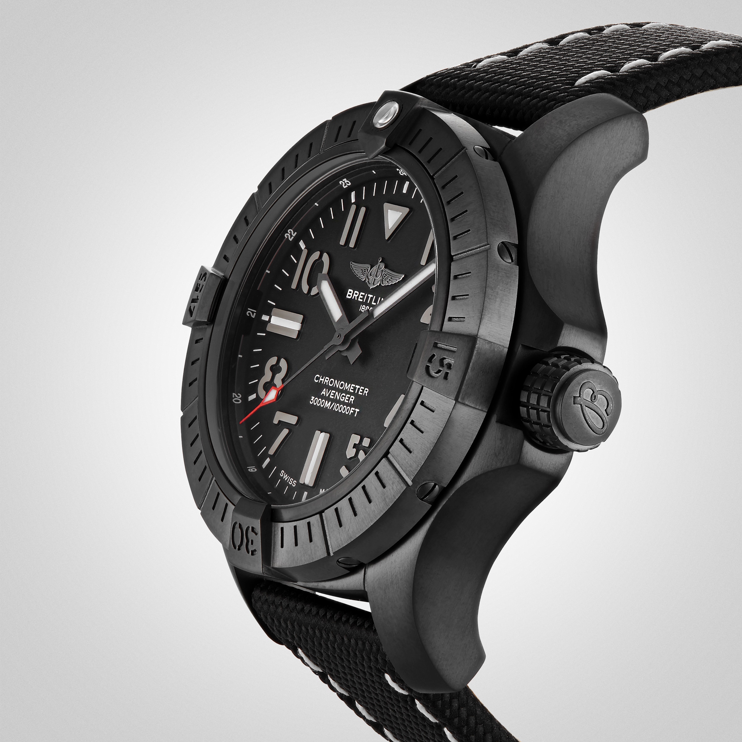 Replica Breitling Avenger Automatic 45 Seawolf Night Mission details V17319101B1X2 4 Replica Breitling Avenger Automatic 45 Seawolf Night Mission details V17319101B1X2