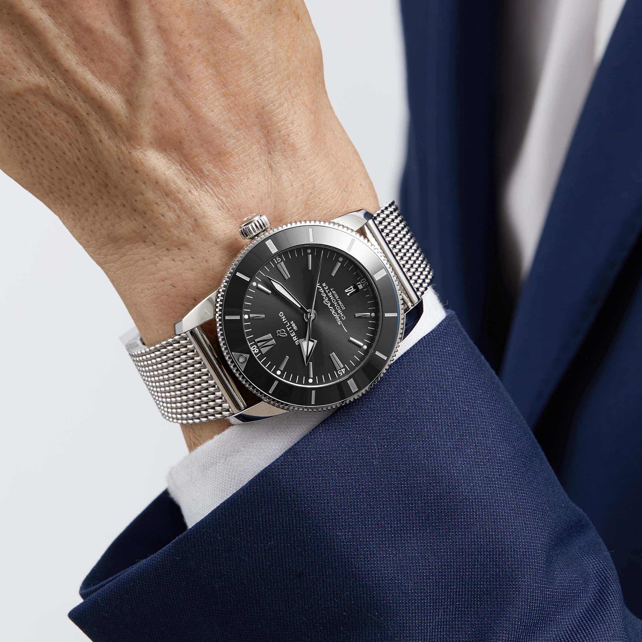 Replica Breitling Superocean Heritage B20 Automatic 44 Stainless Steel details AB2030121B1A1 4 Replica Breitling Superocean Heritage B20 Automatic 44 Stainless Steel details AB2030121B1A1