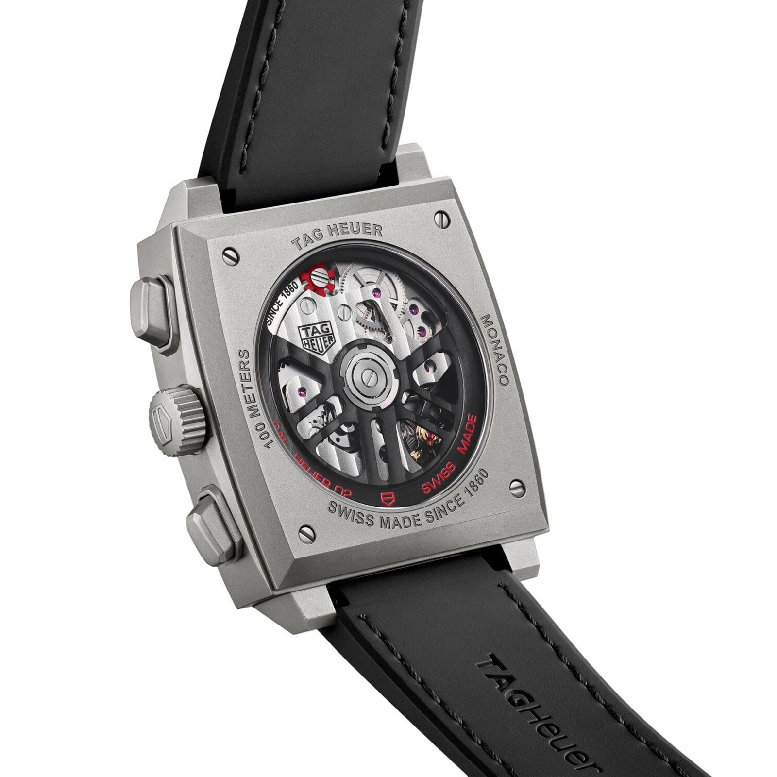 Replica TAG Heuer Monaco Chronograph 39mm Mens details Titanium Black CBL2183.FT6236