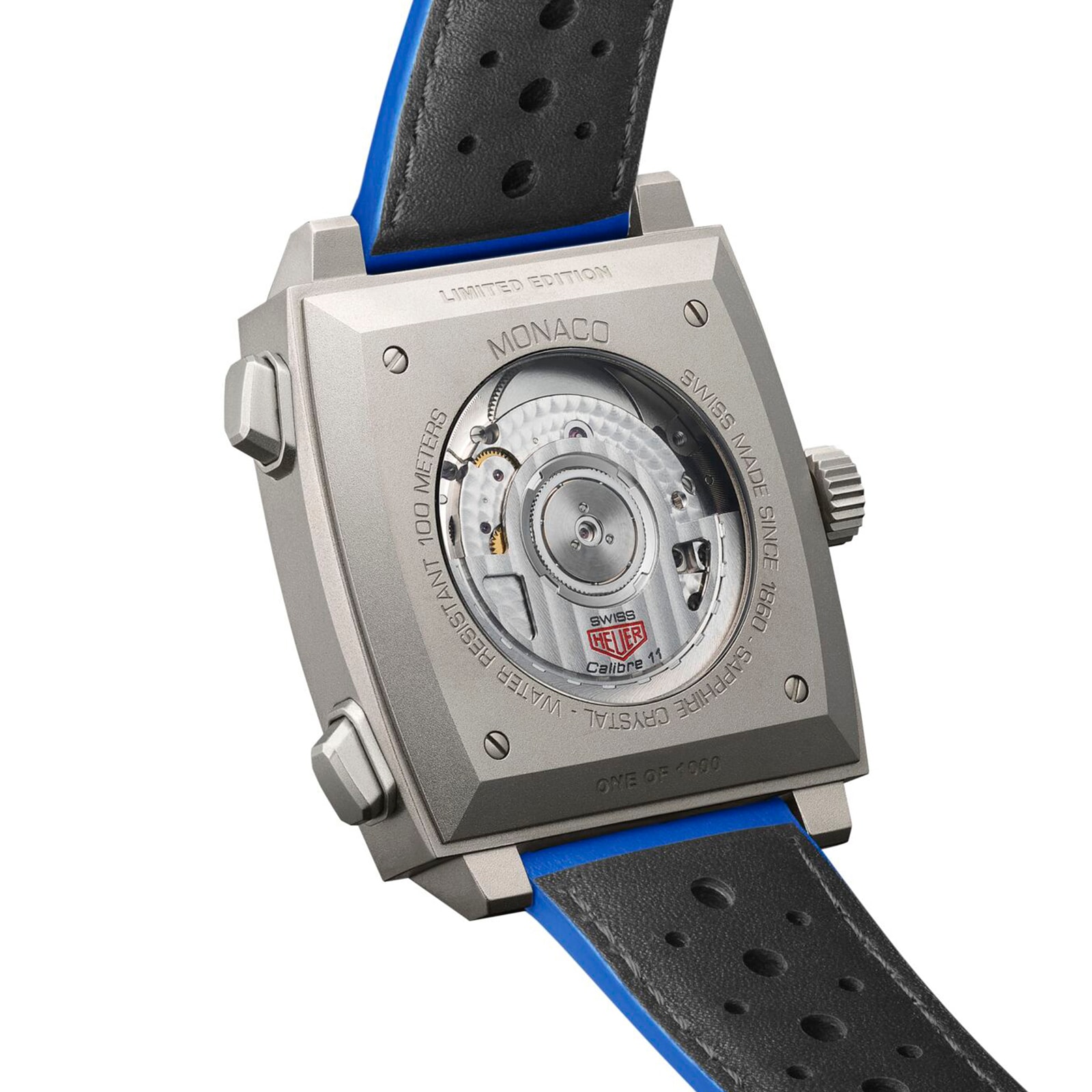 Replica TAG Heuer Monaco Chronograph Racing Blue Limited Edition 39mm Mens details Silver CAW218C.FC6548 4 Replica TAG Heuer Monaco Chronograph Racing Blue Limited Edition 39mm Mens details Silver CAW218C.FC6548
