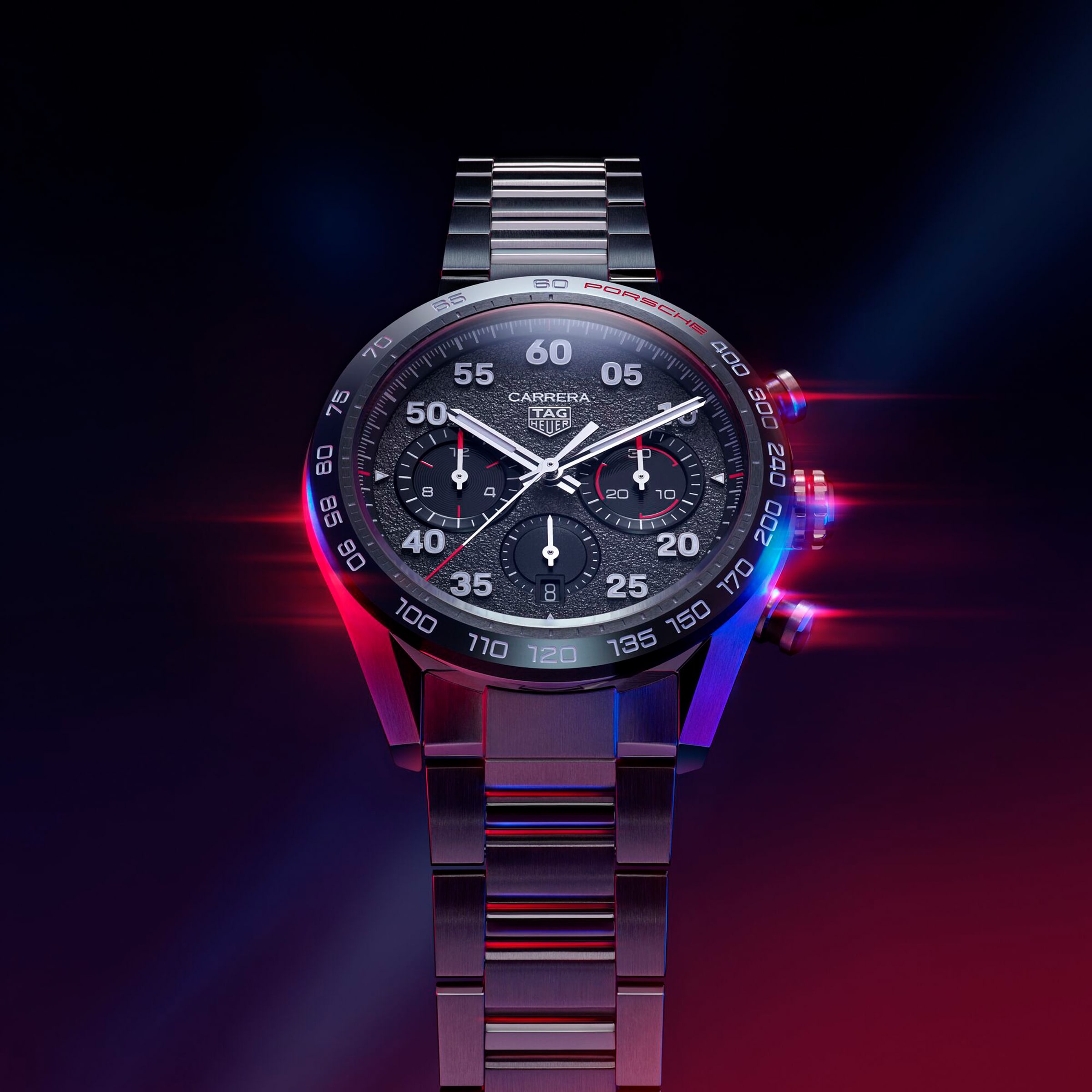 Replica TAG Heuer Carrera Porsche Chronograph Special Edition 44 mm Calibre Heuer 02 Automatic CBN2A1F.BA0643 4 Replica TAG Heuer Carrera Porsche Chronograph Special Edition 44 mm Calibre Heuer 02 Automatic CBN2A1F.BA0643