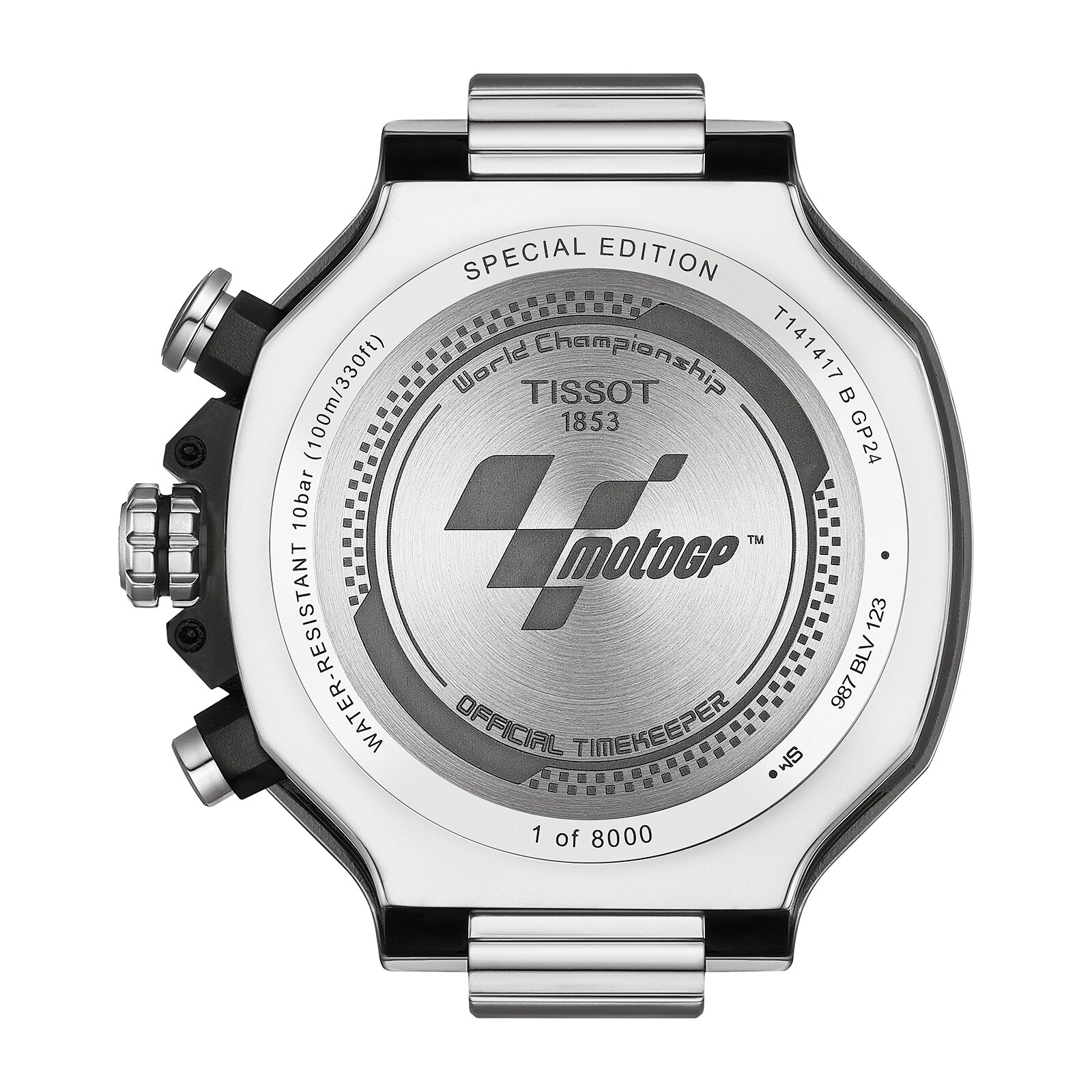 Replica Tissot T-Race MotoGP Chronograph 2024 Limited Edition 45mm Mens details Blue T1414171704700 4 Replica Tissot T-Race MotoGP Chronograph 2024 Limited Edition 45mm Mens details Blue T1414171704700