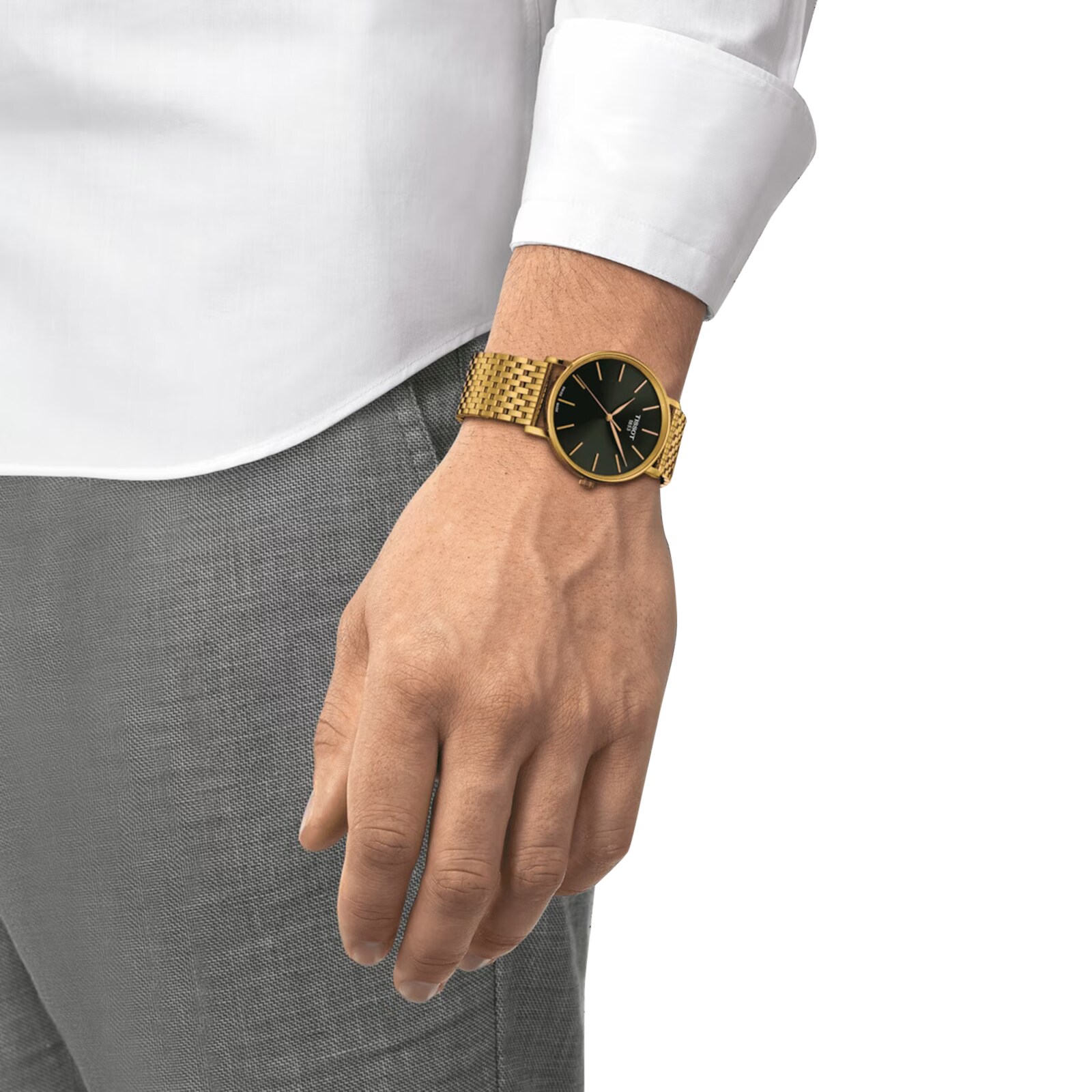 Replica Tissot Everytime 40mm Mens details Green T1434103309100 4 Replica Tissot Everytime 40mm Mens details Green T1434103309100