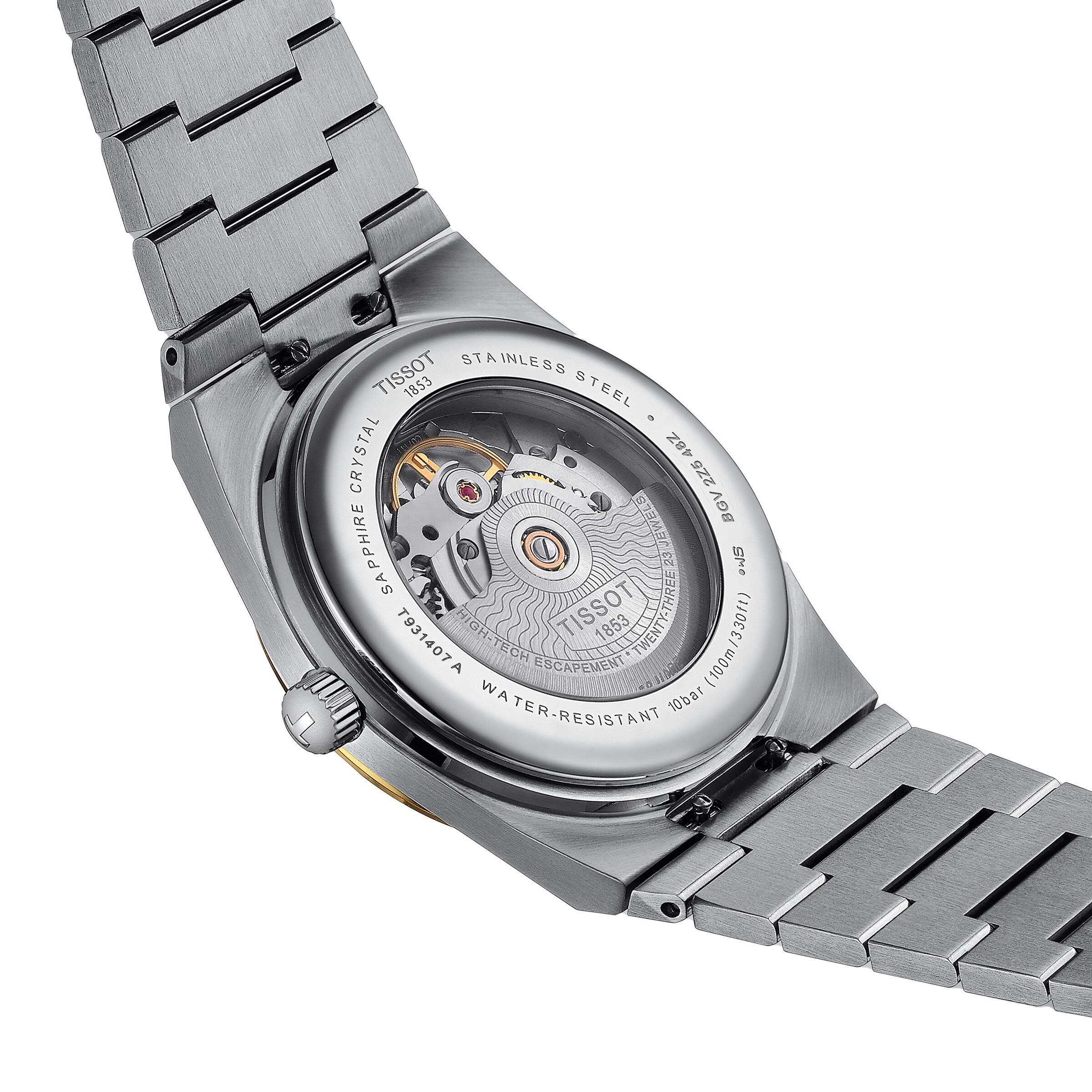 Replica Tissot PRX Powermatic 80 Steel and 18K Gold Bezel 40mm T9314074103101