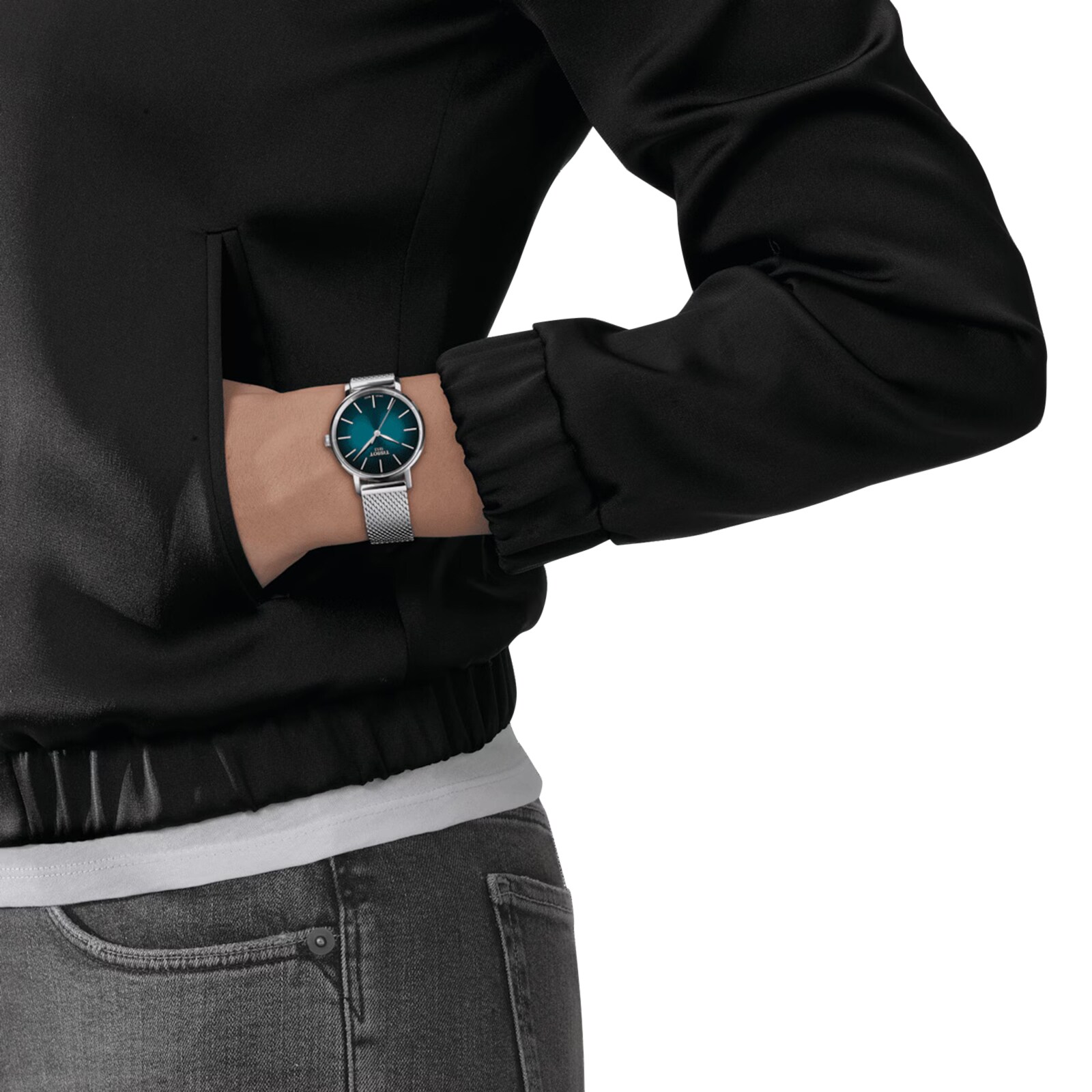 Replica Tissot T-Classic Everytime Lady 34mm Ladies details Blue T1432101109100