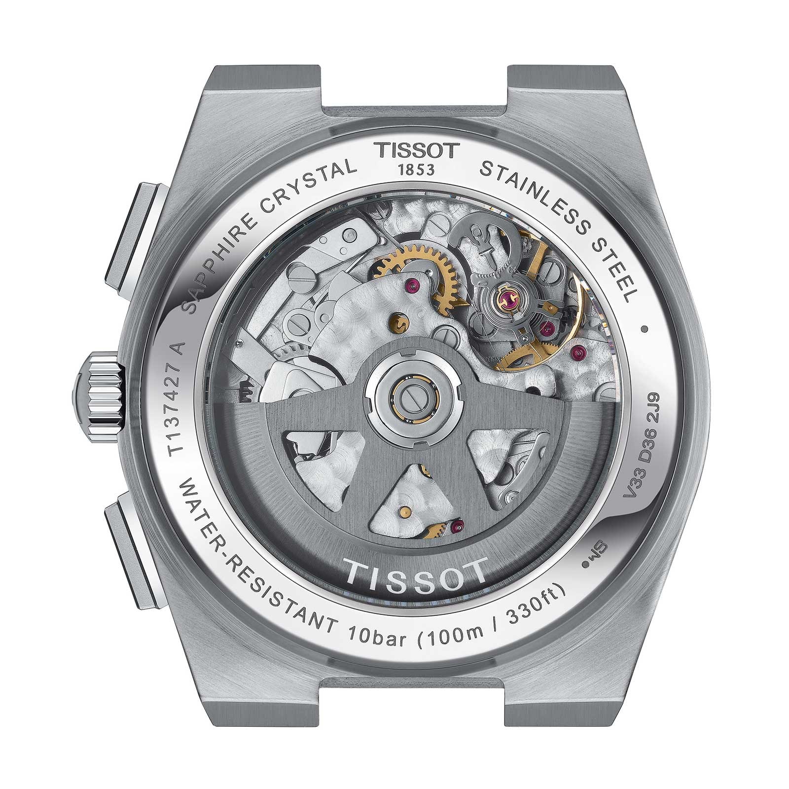 Replica Tissot PRX Automatic Chronograph 42mm Mens details White T1374271101101 4 Replica Tissot PRX Automatic Chronograph 42mm Mens details White T1374271101101